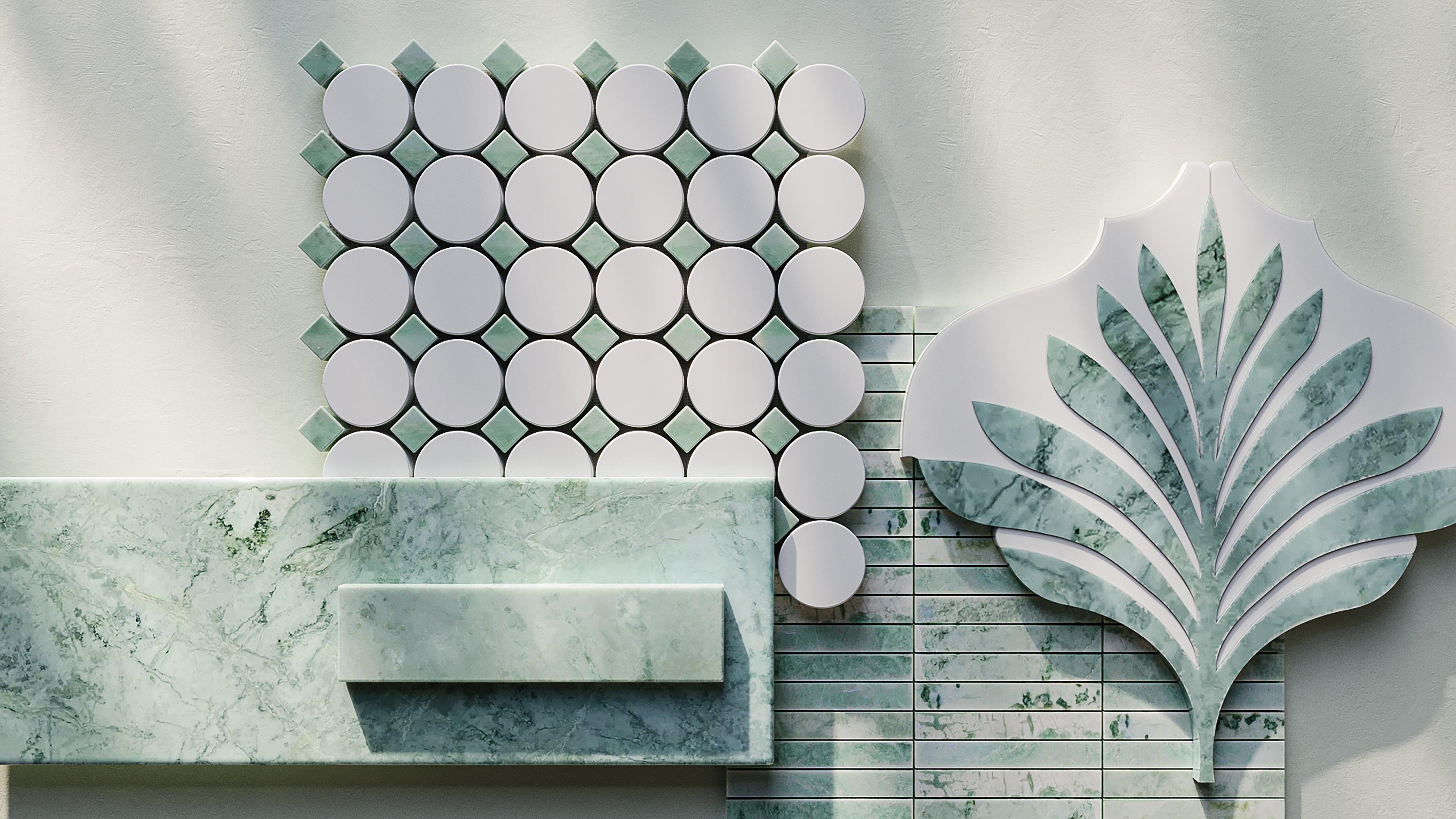 Emerald Shores Polished Marble Tile