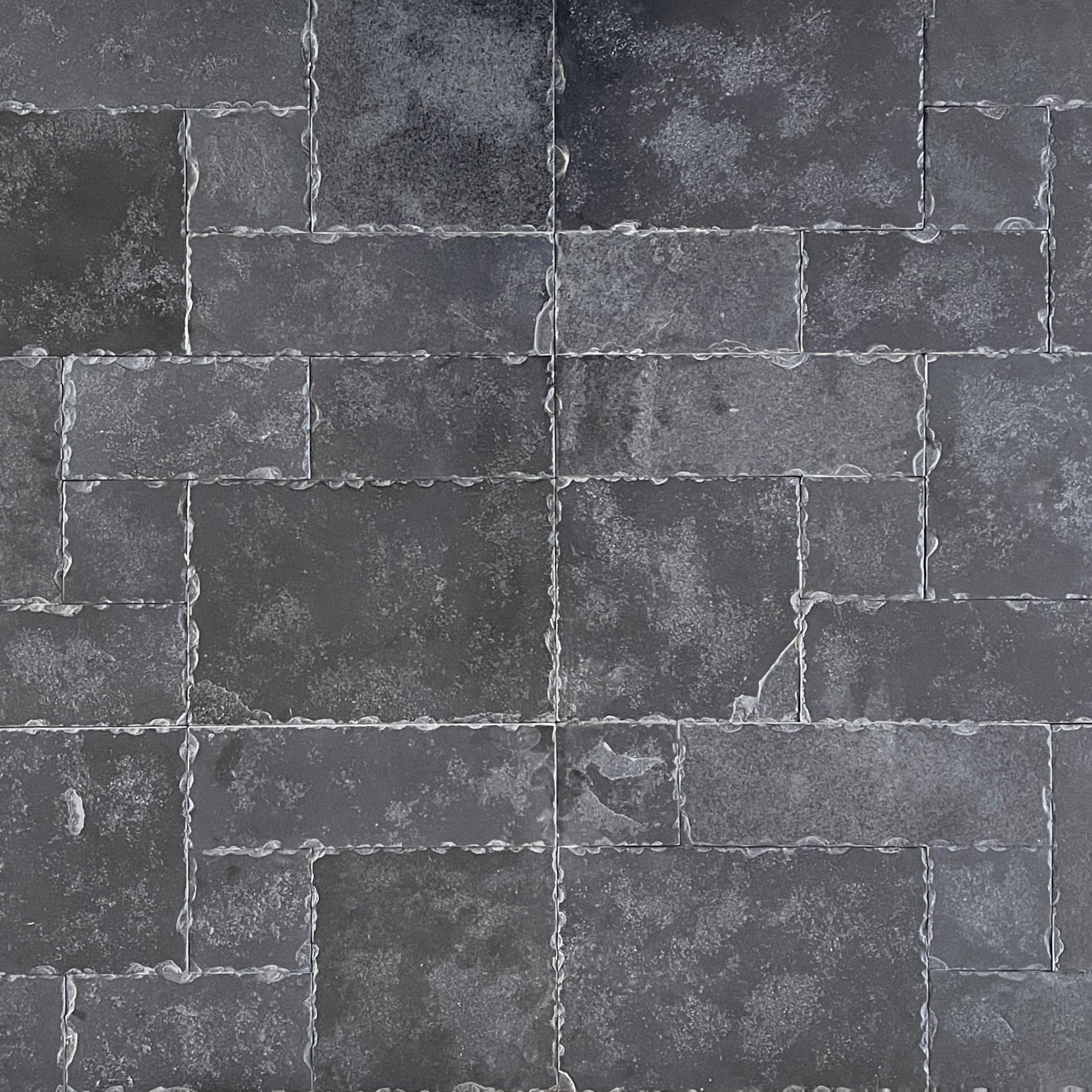 Charcoal Natural Limestone Pattern