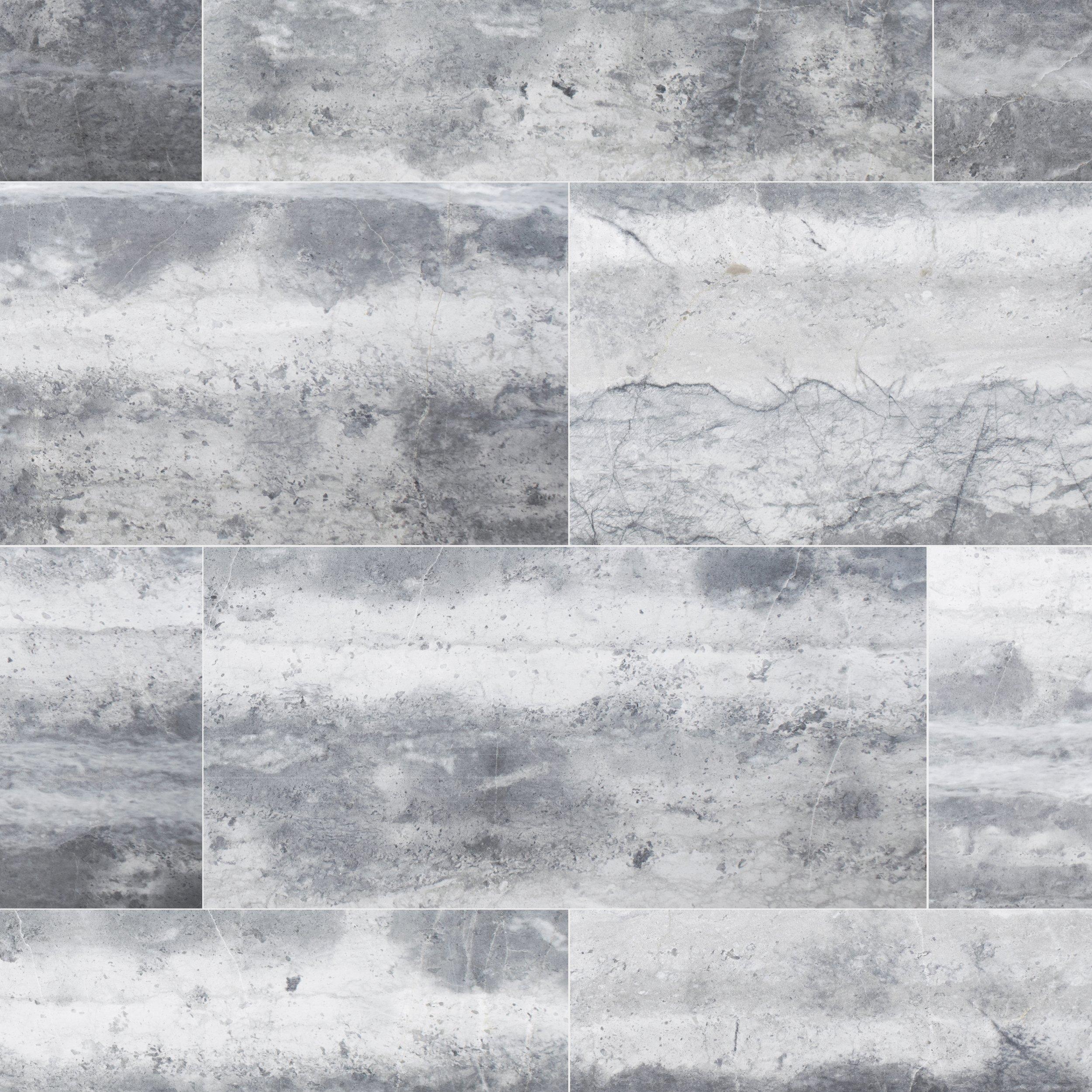 London Fog Polished Marble Tile
