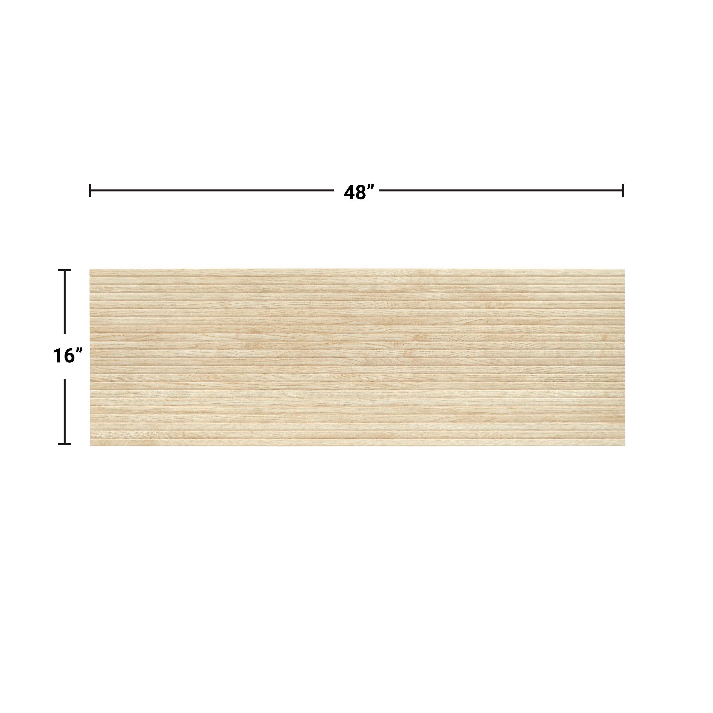 Bond Tile Auburn Ribbon Maple 24 in. x 48 in. Matte Porcelain Floor and Wall Tile (2 Pieces 15.49 Sq. ft. / CASE)