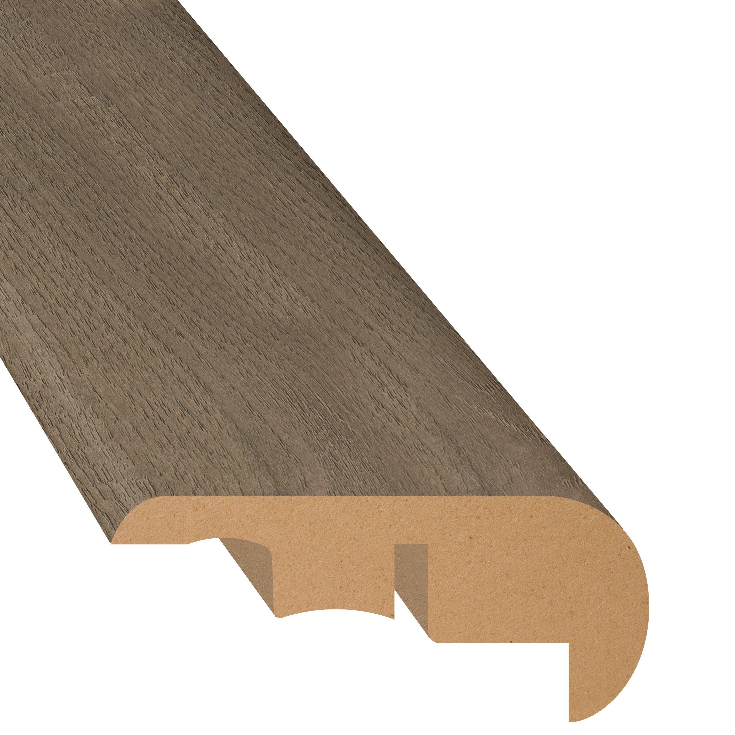 Latte Walnut 94in. Laminate Overlapping Stair Nose