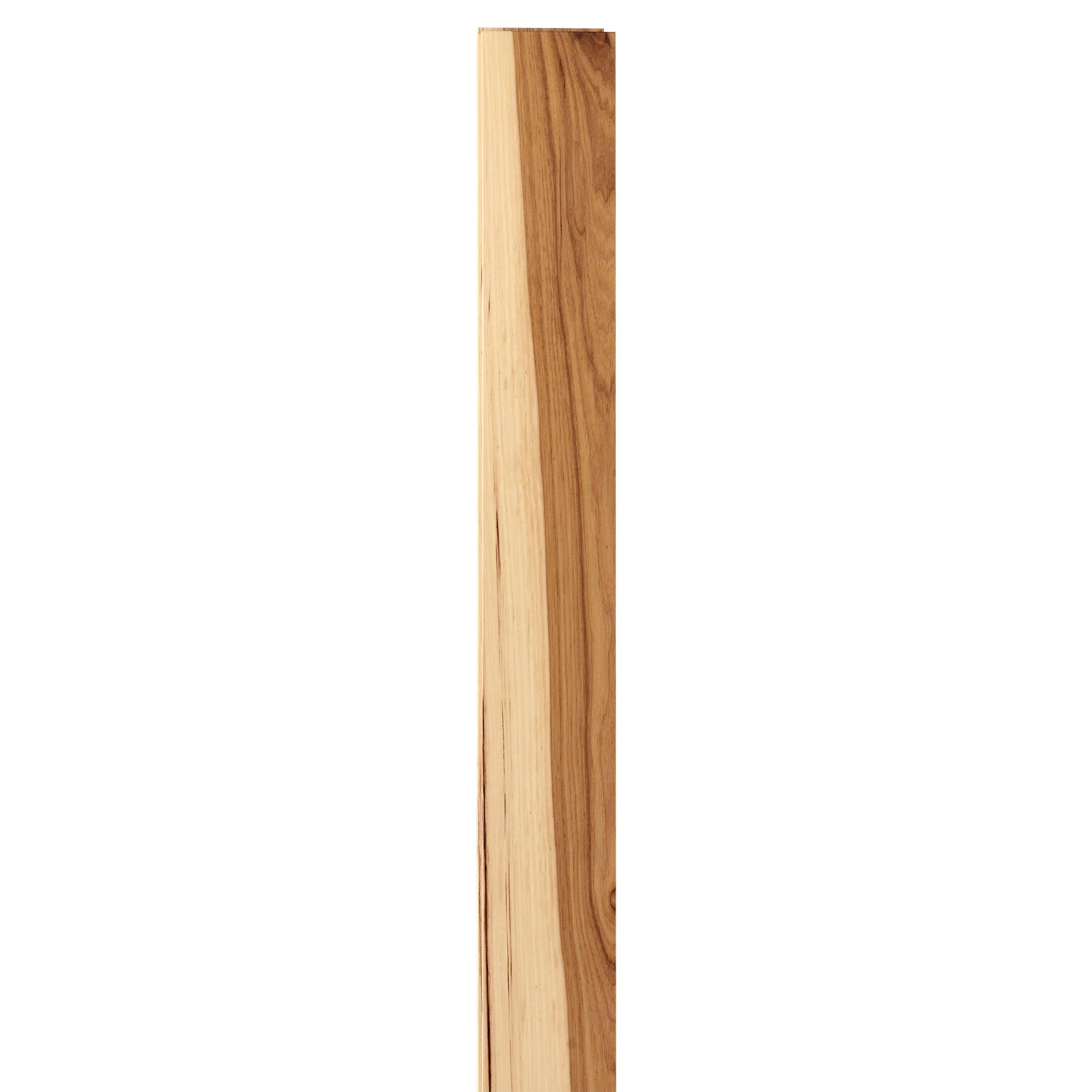 Natural Hickory Smooth Solid Hardwood