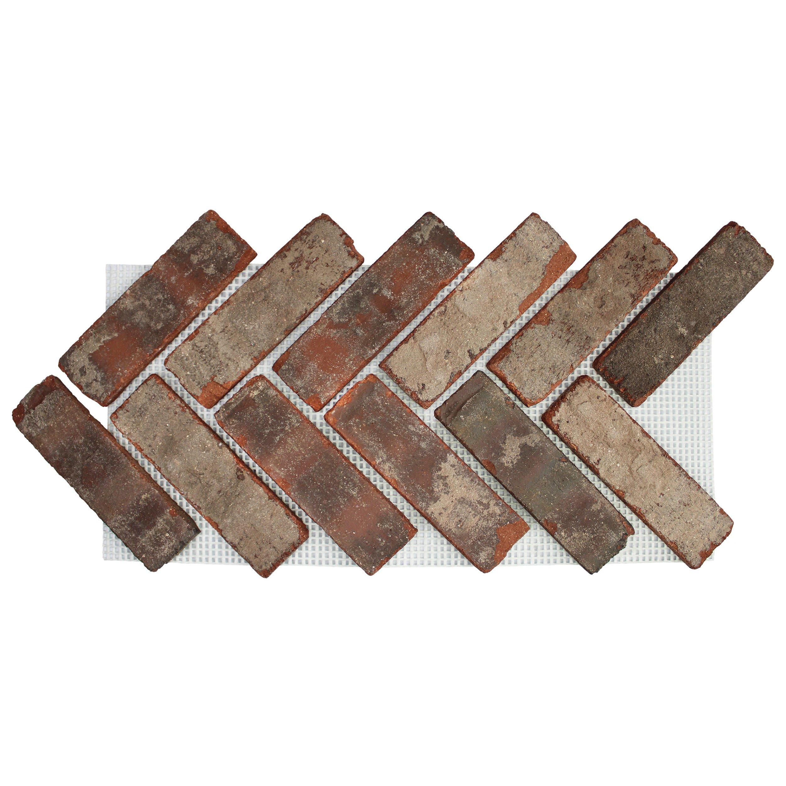 Highland Thin Brick Herringbone Panel