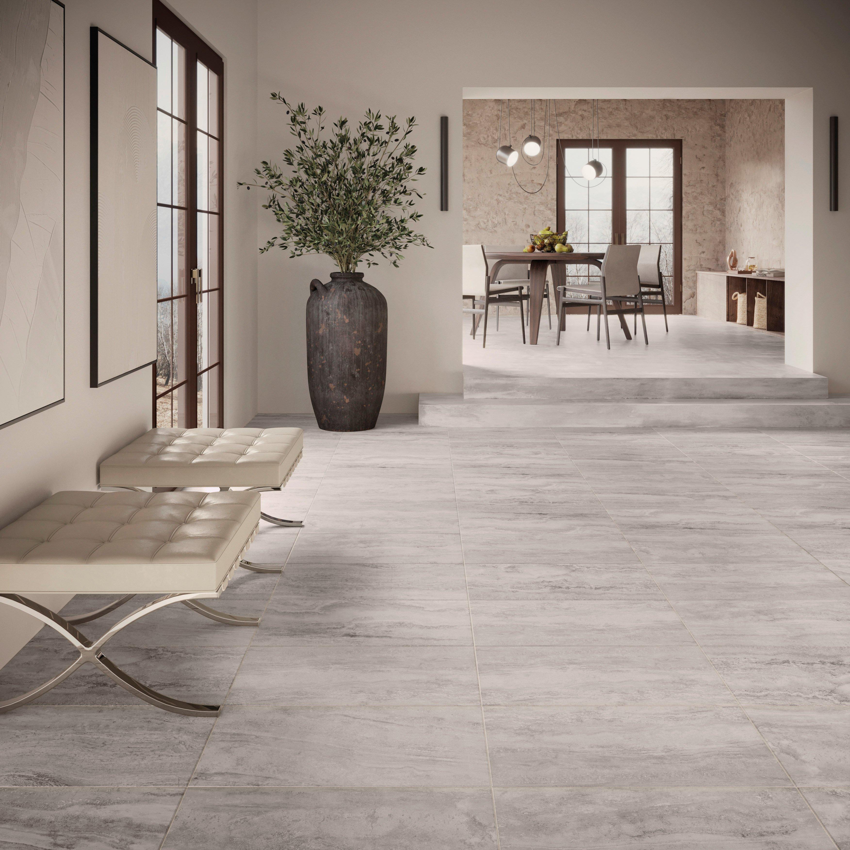 Stella Light Grey Porcelain – Stone and Tile Projects