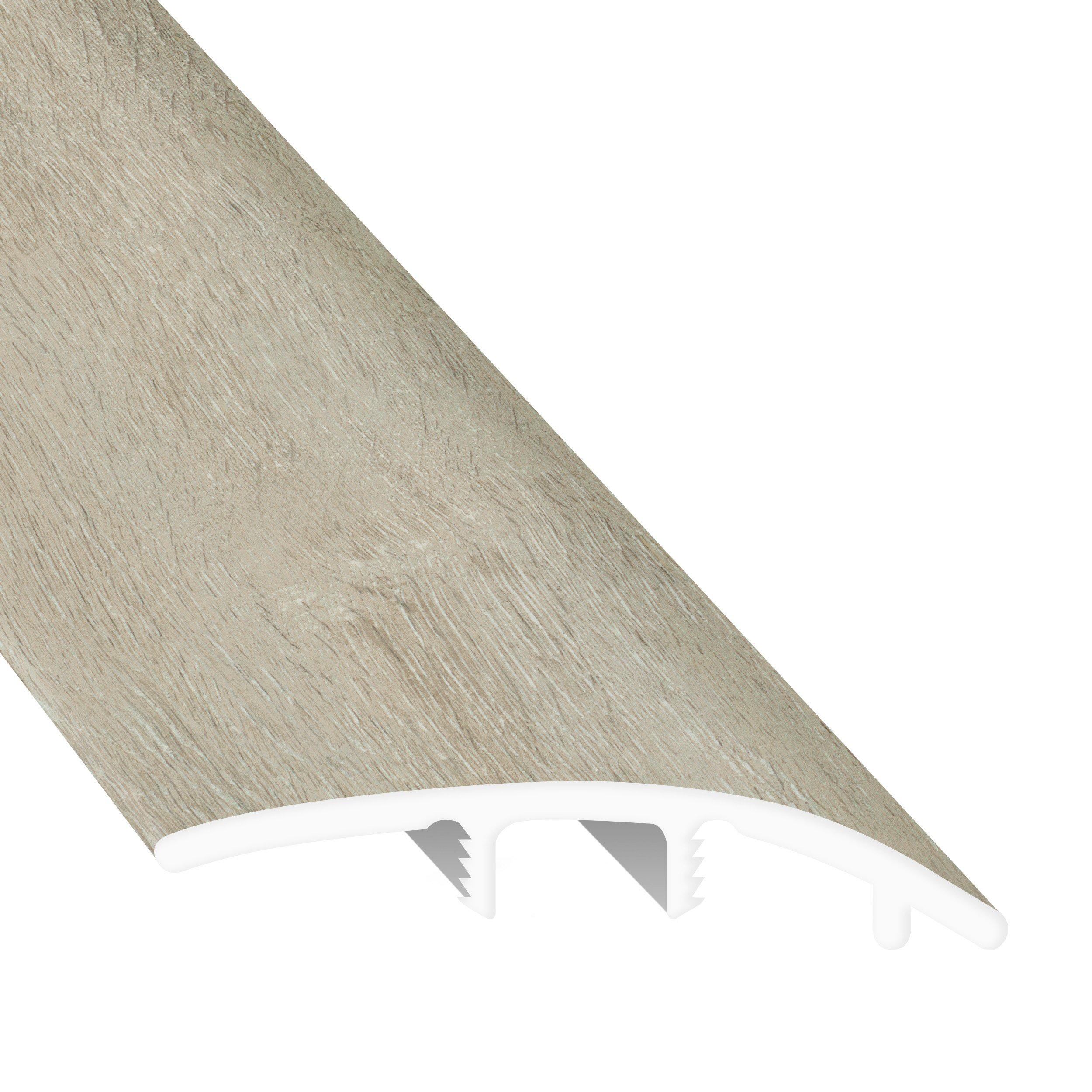 Lightest Gray 94in. Vinyl Overlapping Reducer