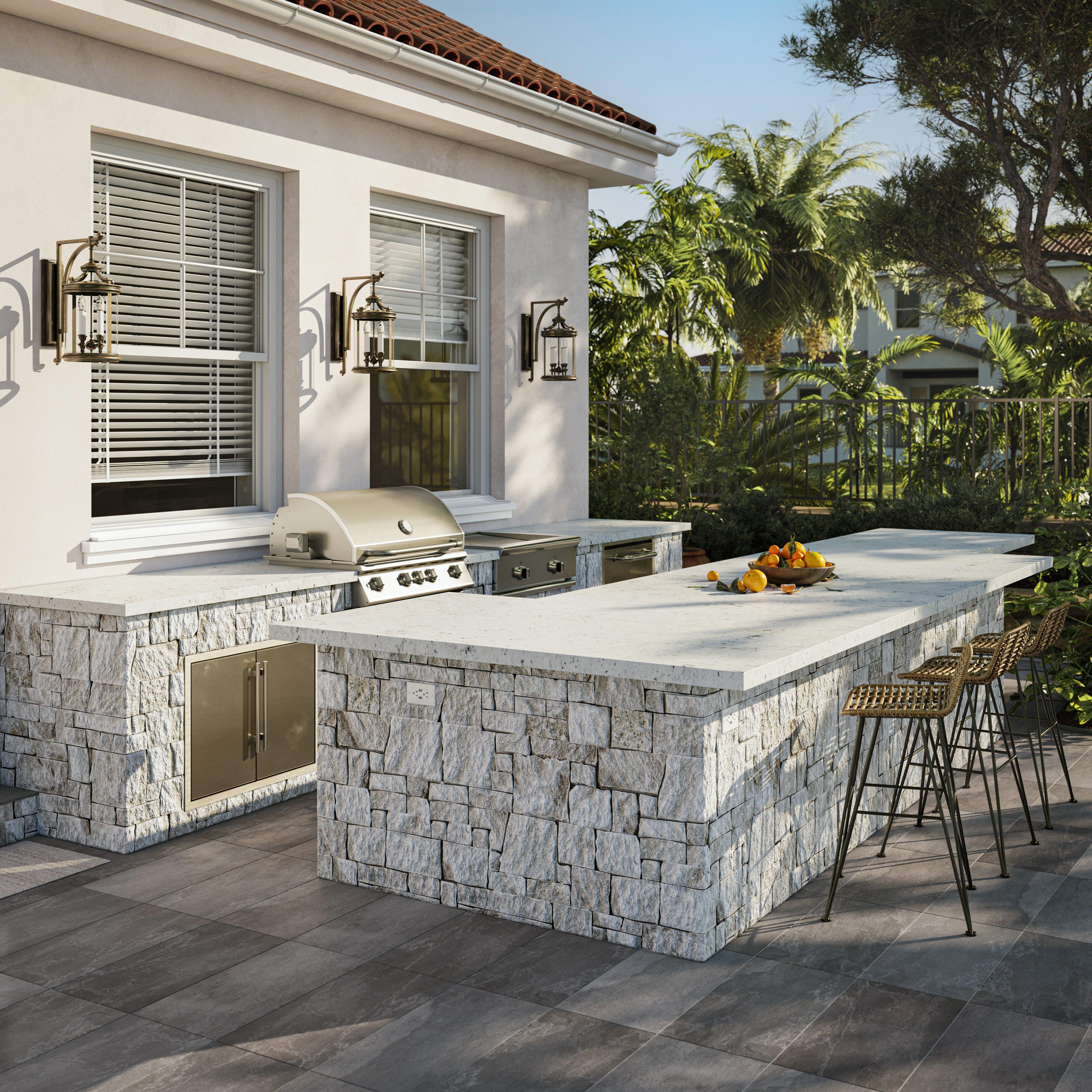 Sample - Rolling Vista Granite 3 cm. Custom Countertop