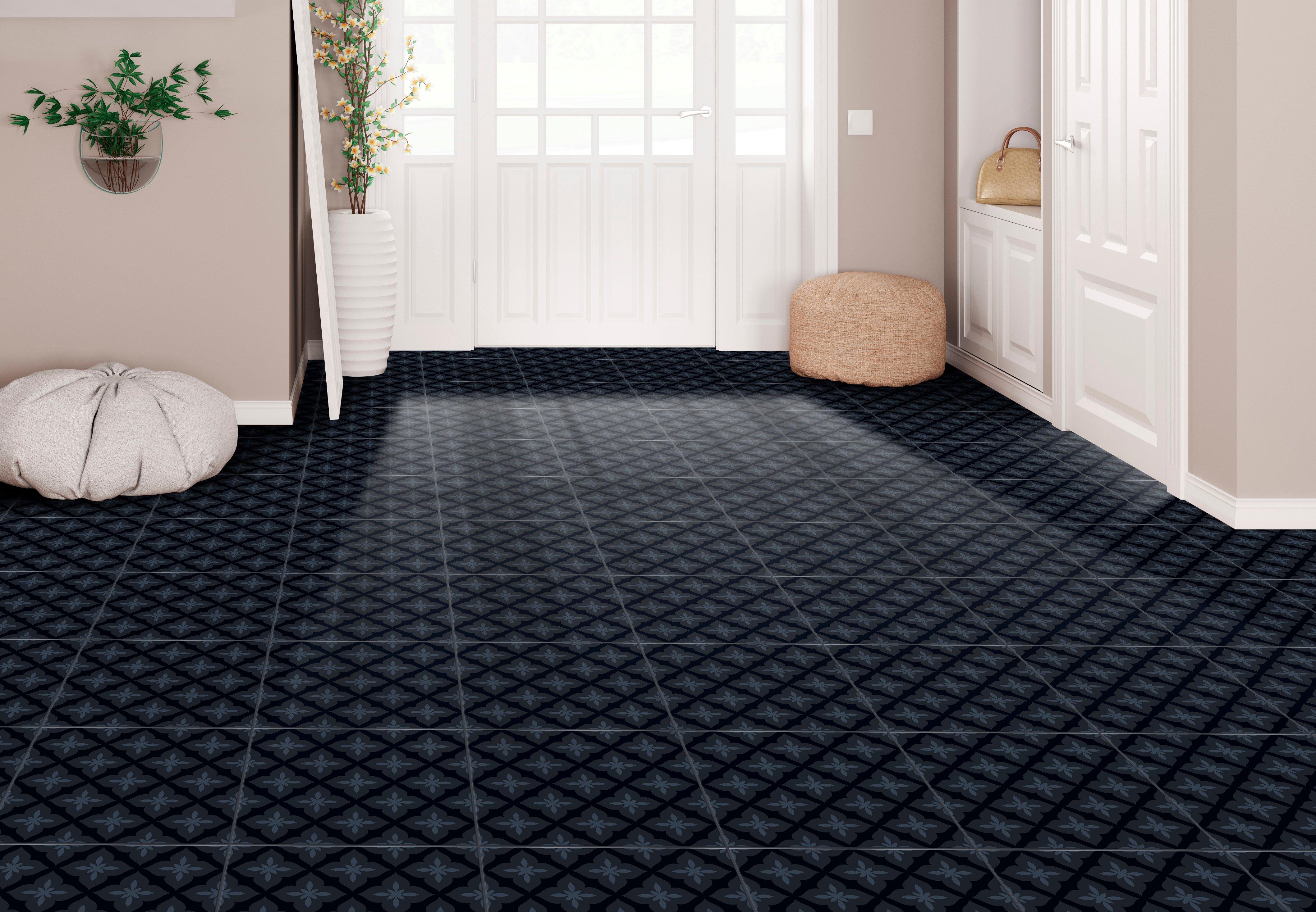 Midnight Noir Matte Porcelain Tile