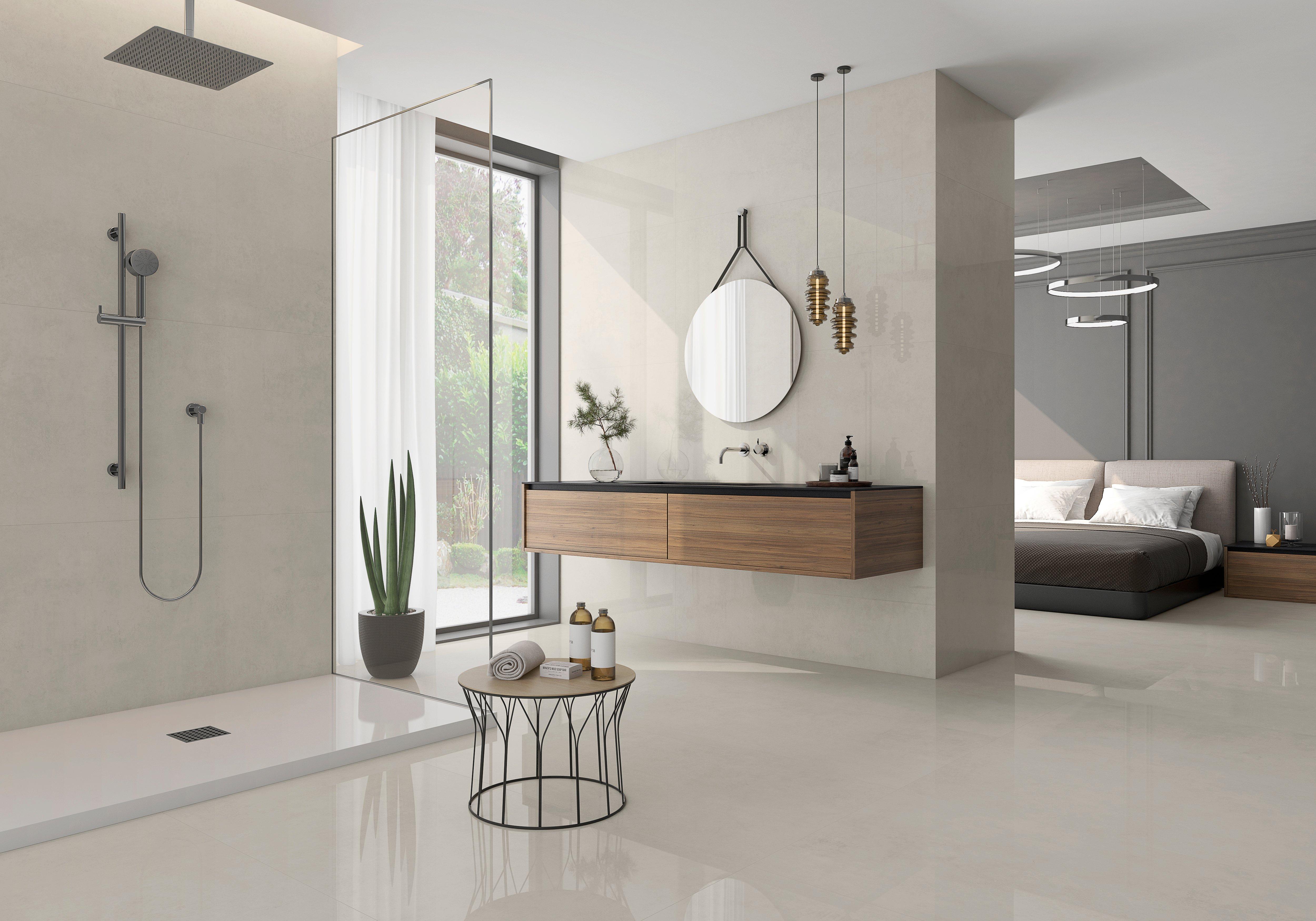 Cortado Almond Polished Porcelain Tile
