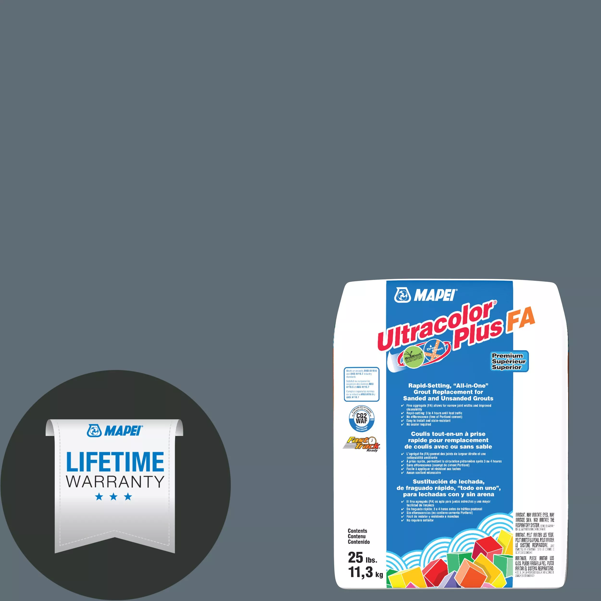 Mapei 5231 Deep Ocean Ultracolor Plus FA Grout Floor and Decor