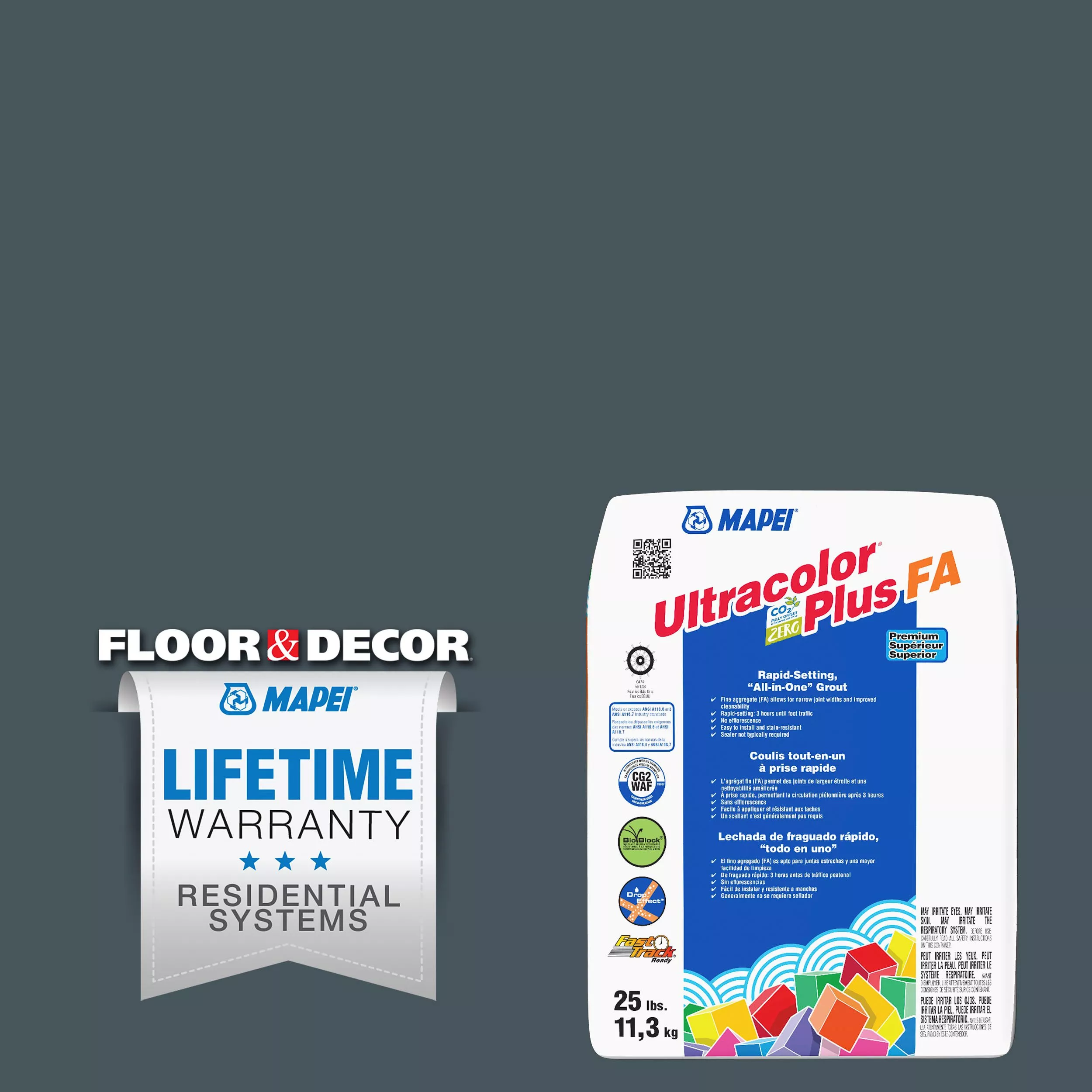 Mapei 5232 Night Sky Ultracolor Plus FA Grout Floor and Decor