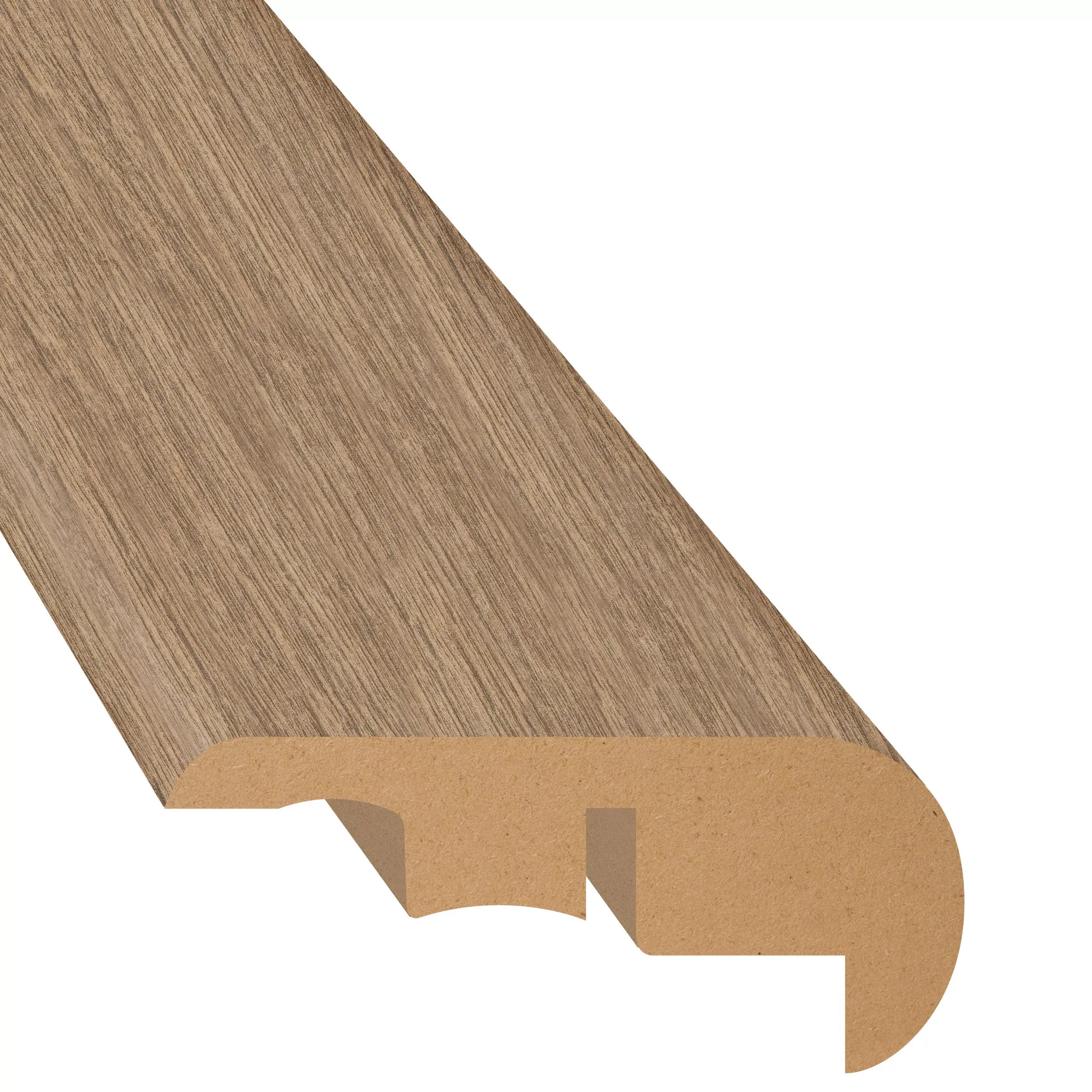 Affogato Oak 94in. Laminate Overlapping Stair Nose
