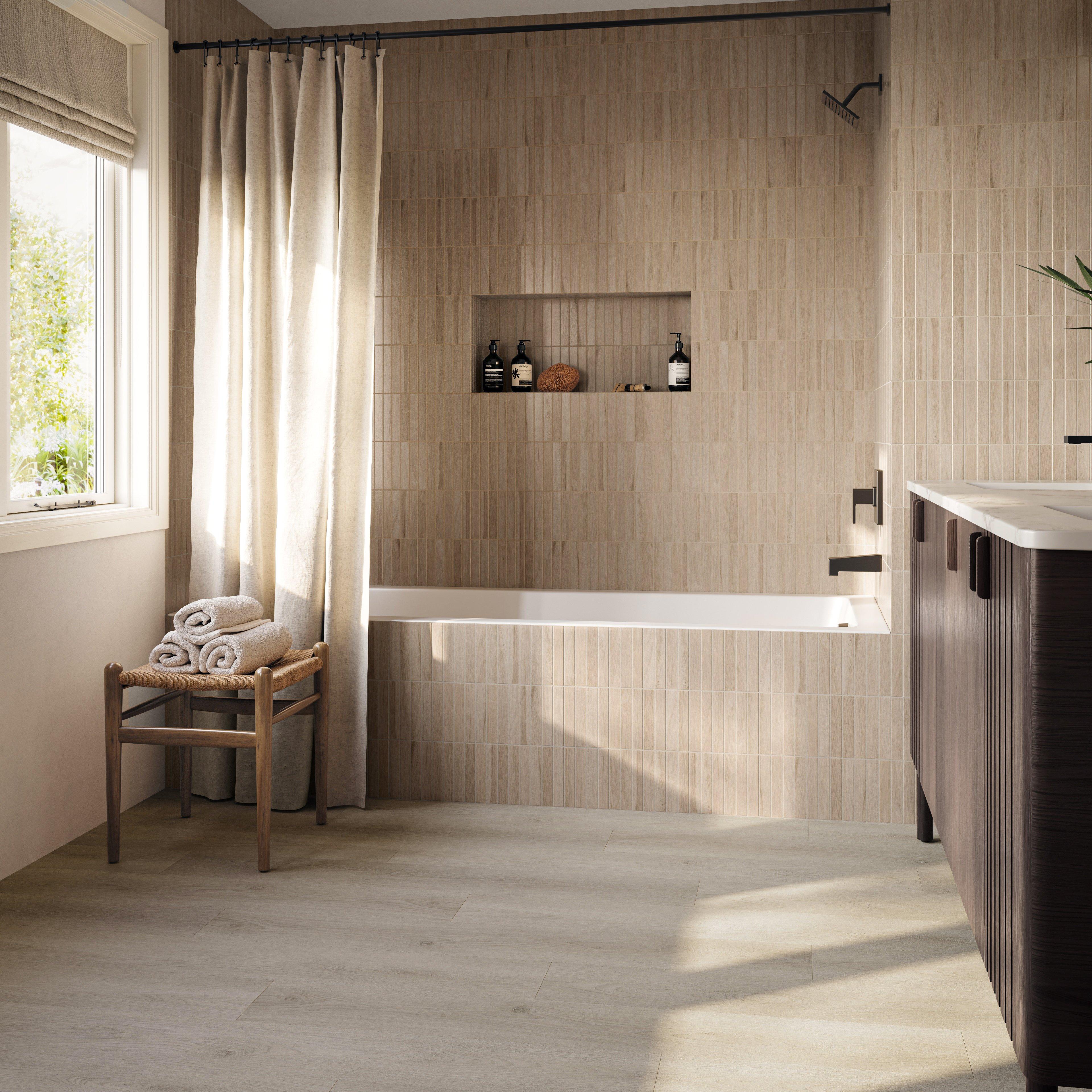 Lorraine Sienna Waterproof Rigid Core Luxury Vinyl Plank - Foam Pad