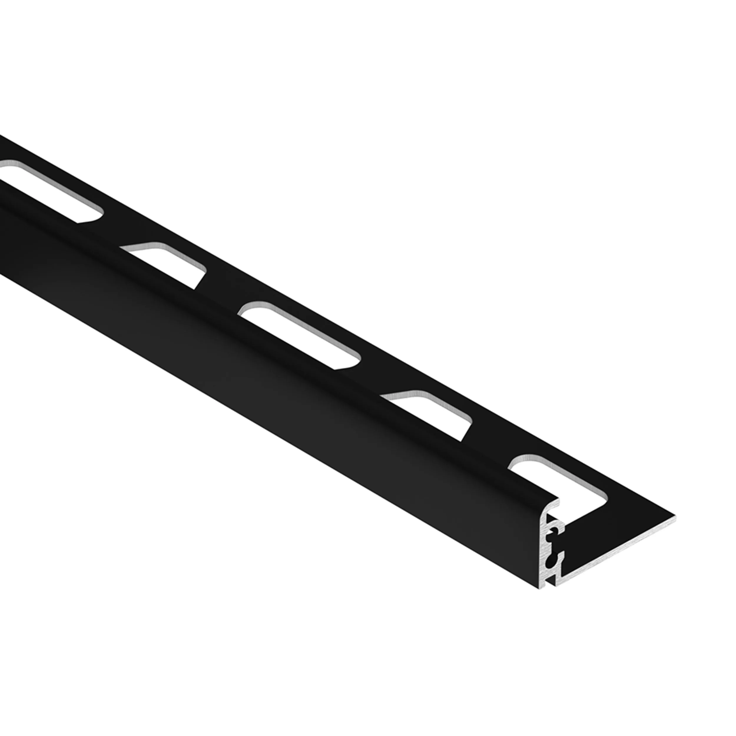 Schluter Jolly Edge Trim 1/2in. Aluminum Black