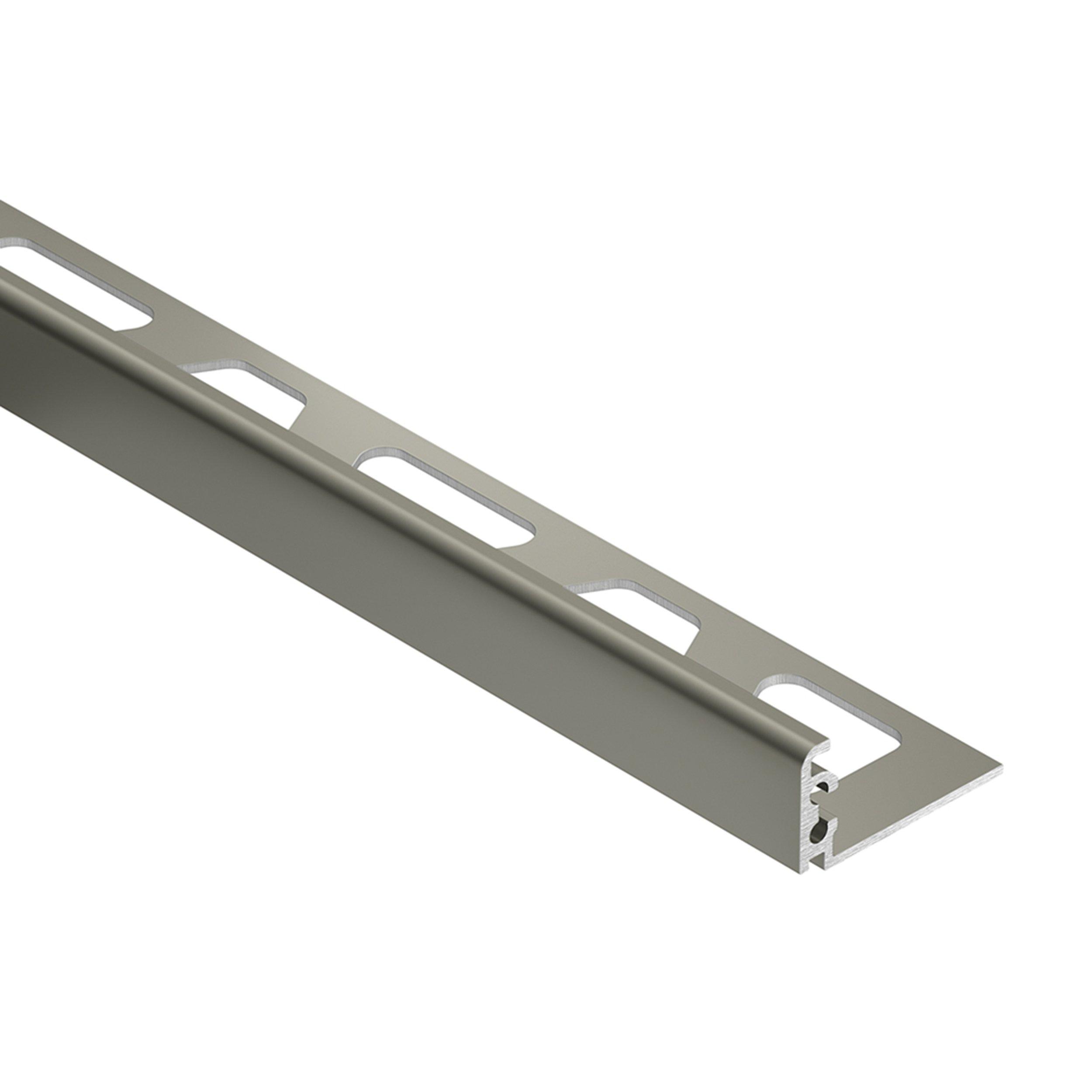 Schluter Jolly Edge Trim 1/2in. Aluminum Gray