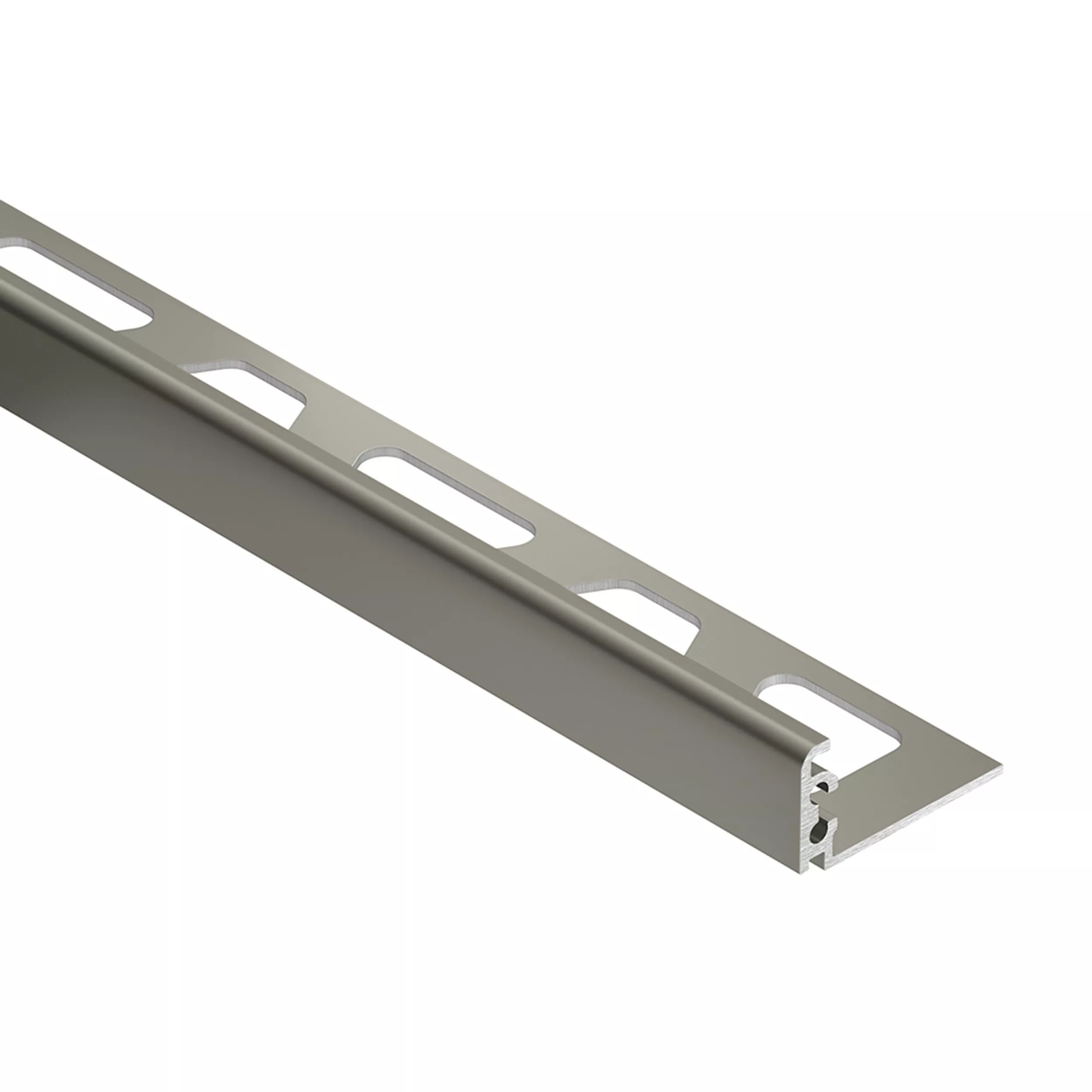 Schluter Jolly Edge Trim 1/2in. Aluminum Gray