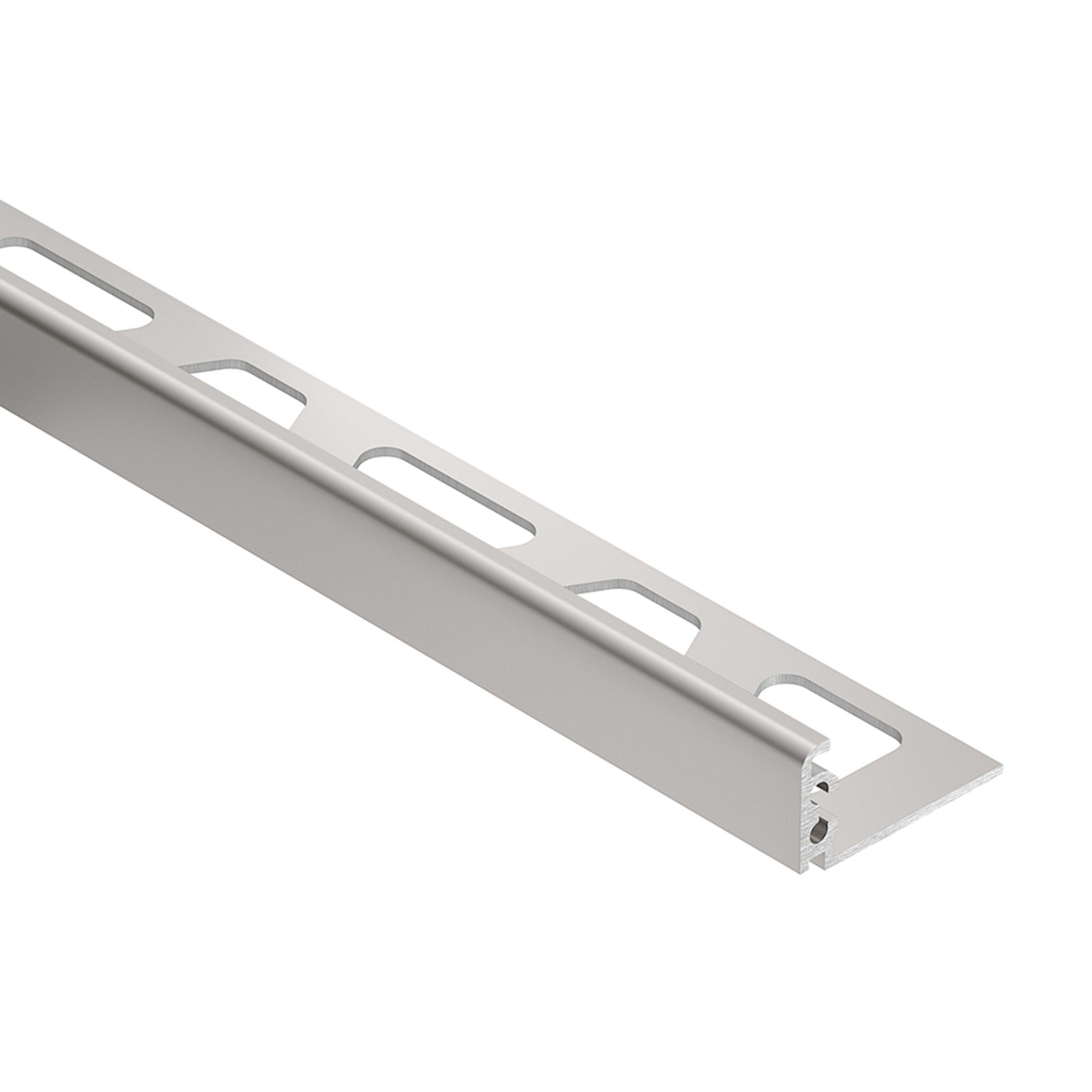 Schluter Jolly Edge Trim 1/2in. Anodized Aluminum Satin
