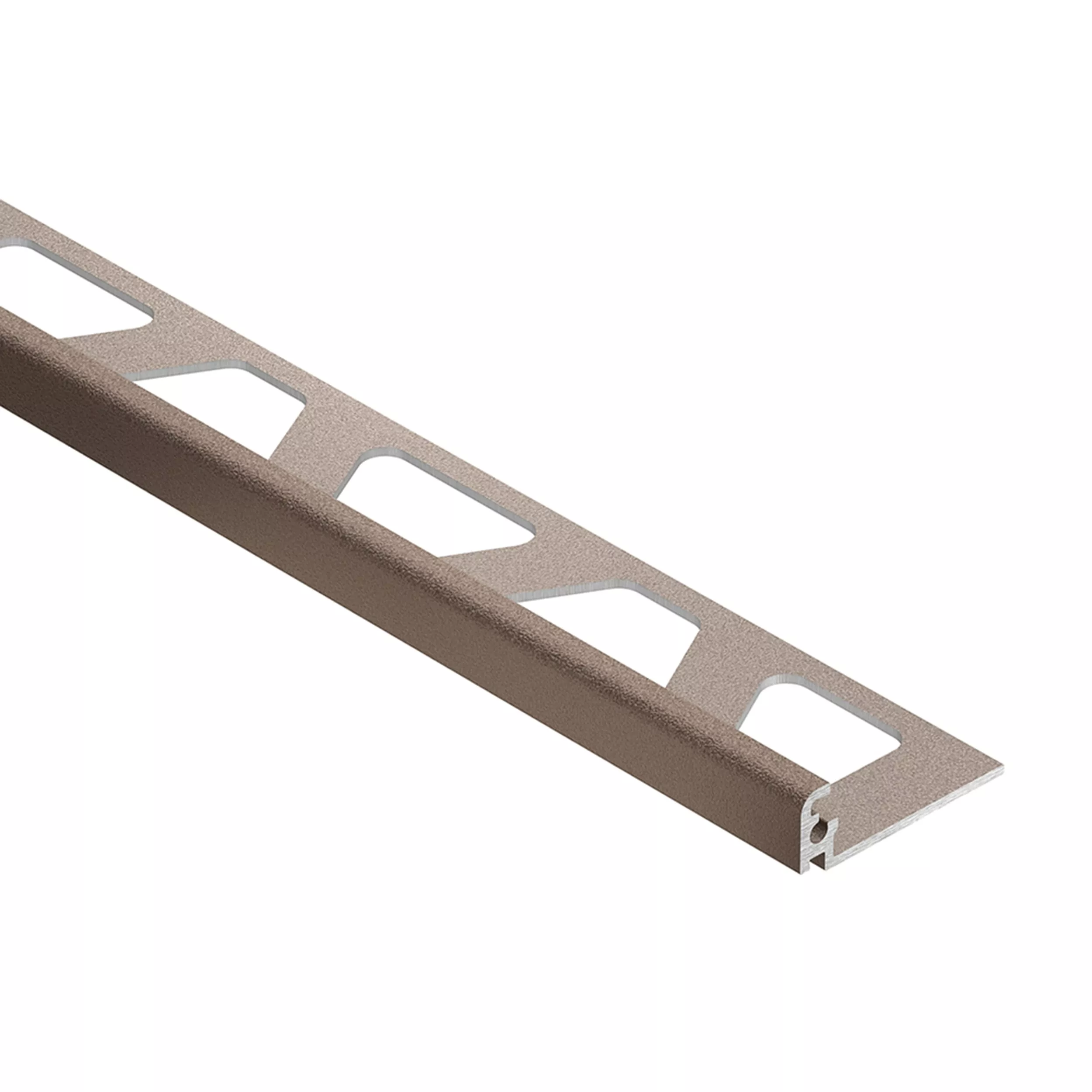 Schluter Jolly Edge Trim 3/8in. Textured Color-Coated Aluminum Beige
