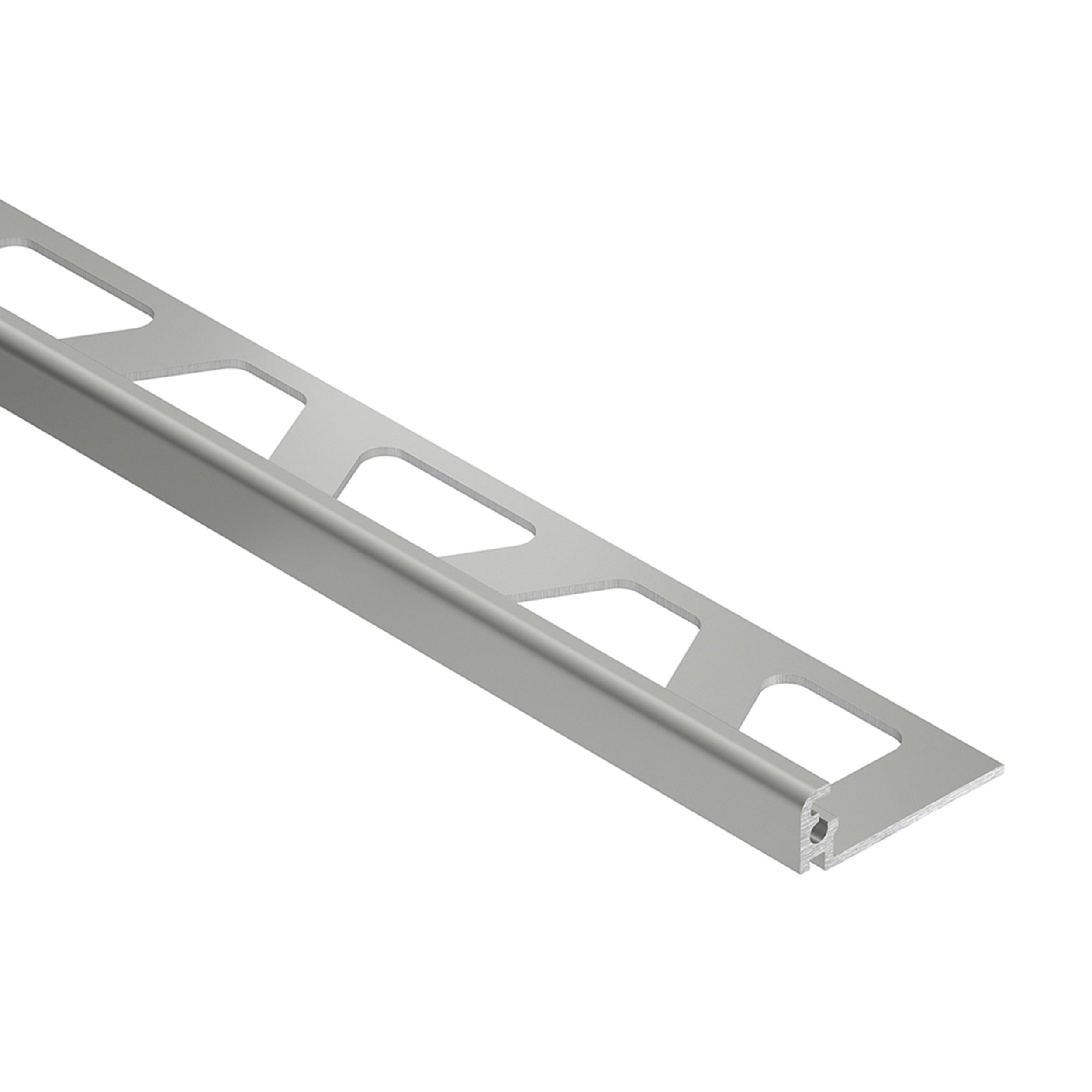 Schluter Jolly Edge Trim 5/16in. Aluminum Metallic Gray