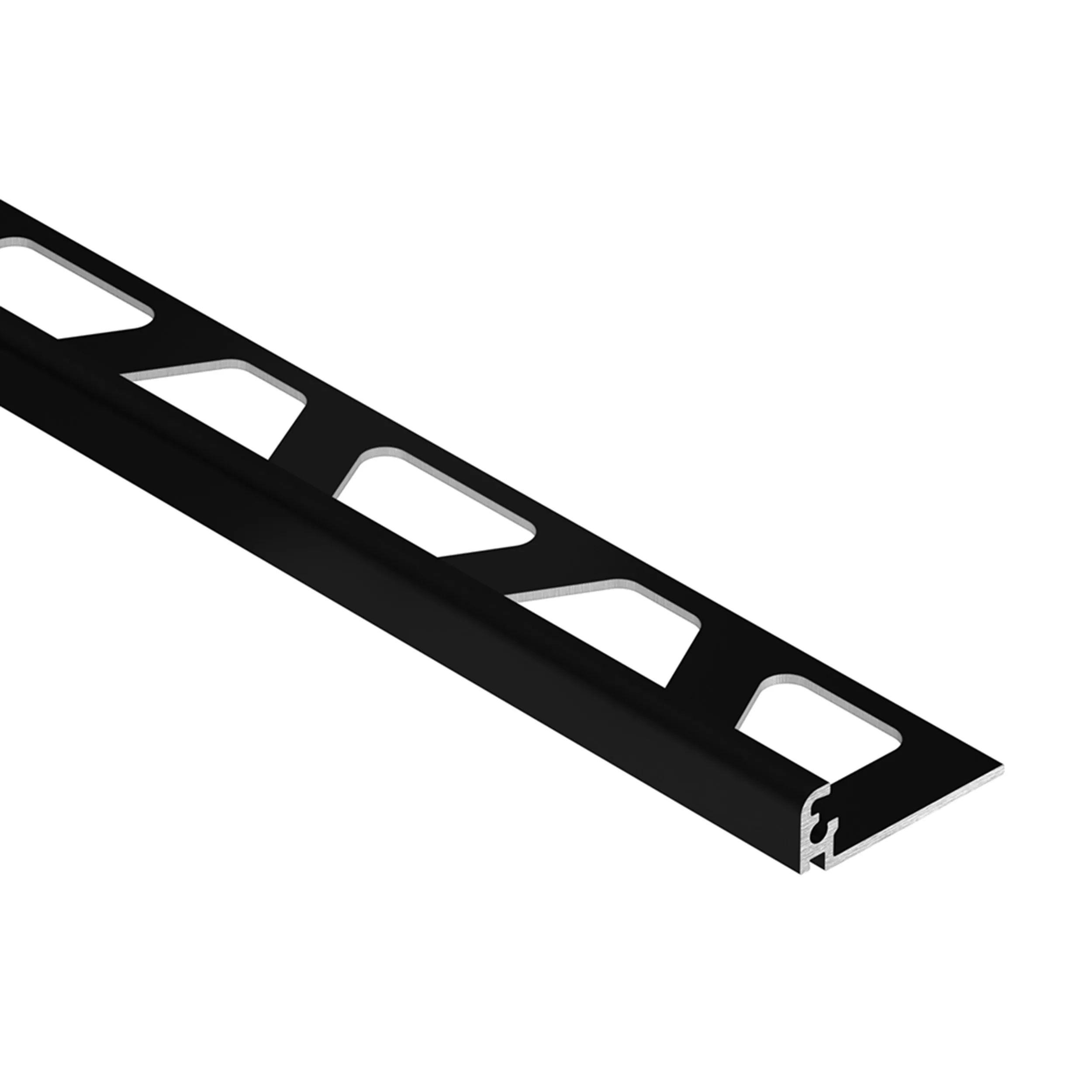 Schluter Jolly Edge Trim 7/16in. Aluminum Black