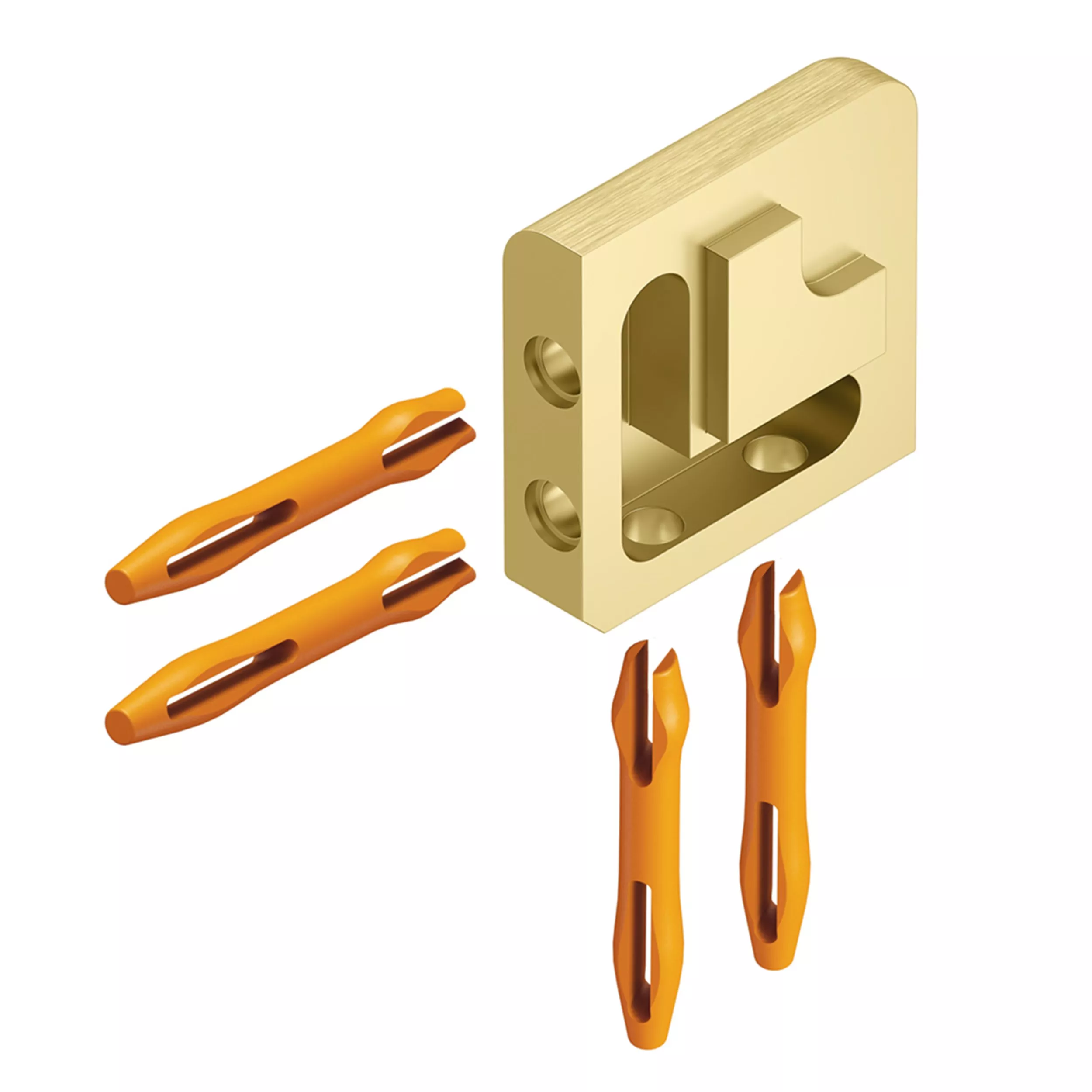 Schluter Jolly Out Corner 1/2in. Brushed Brass