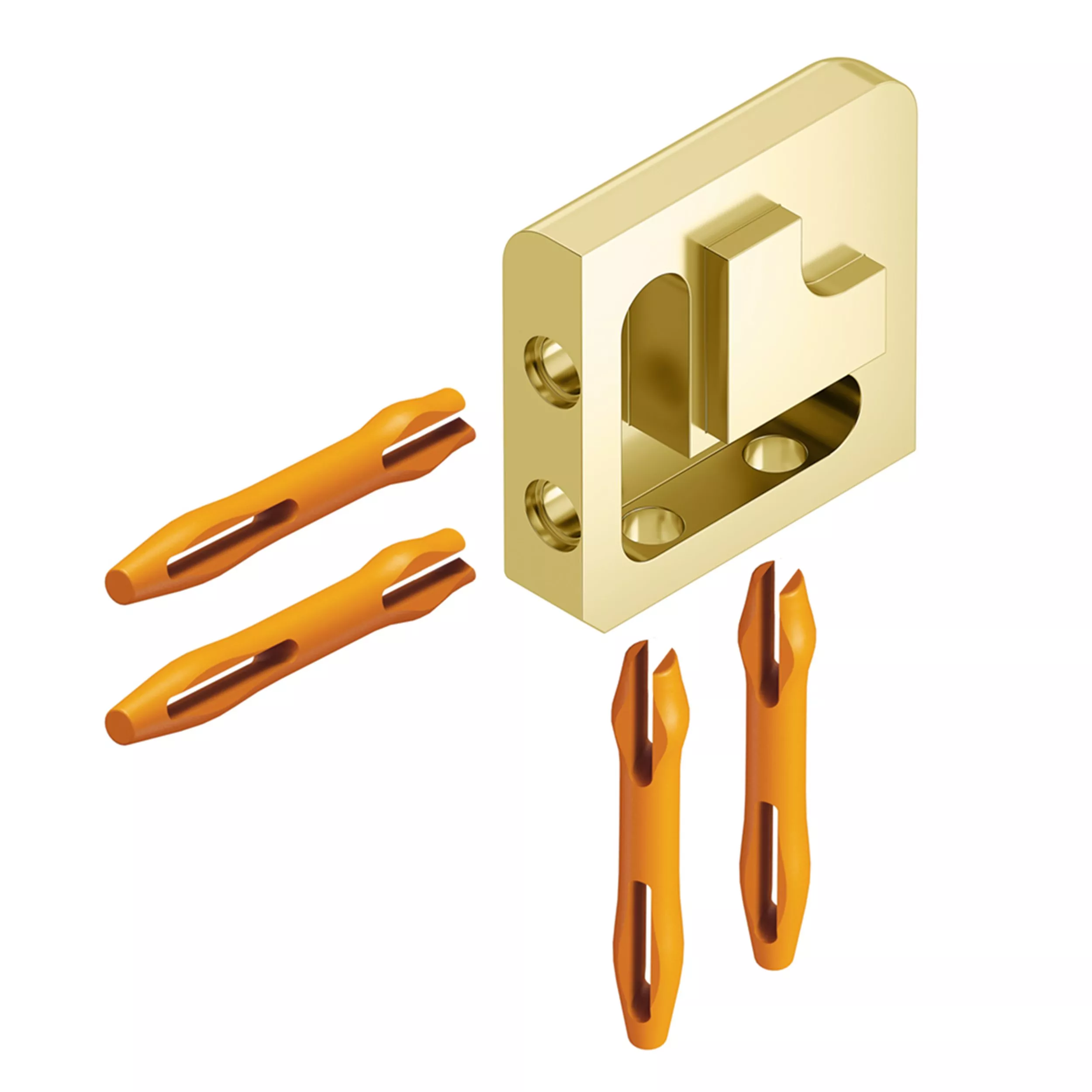 Schluter Jolly Out Corner 1/2in. Polished Brass