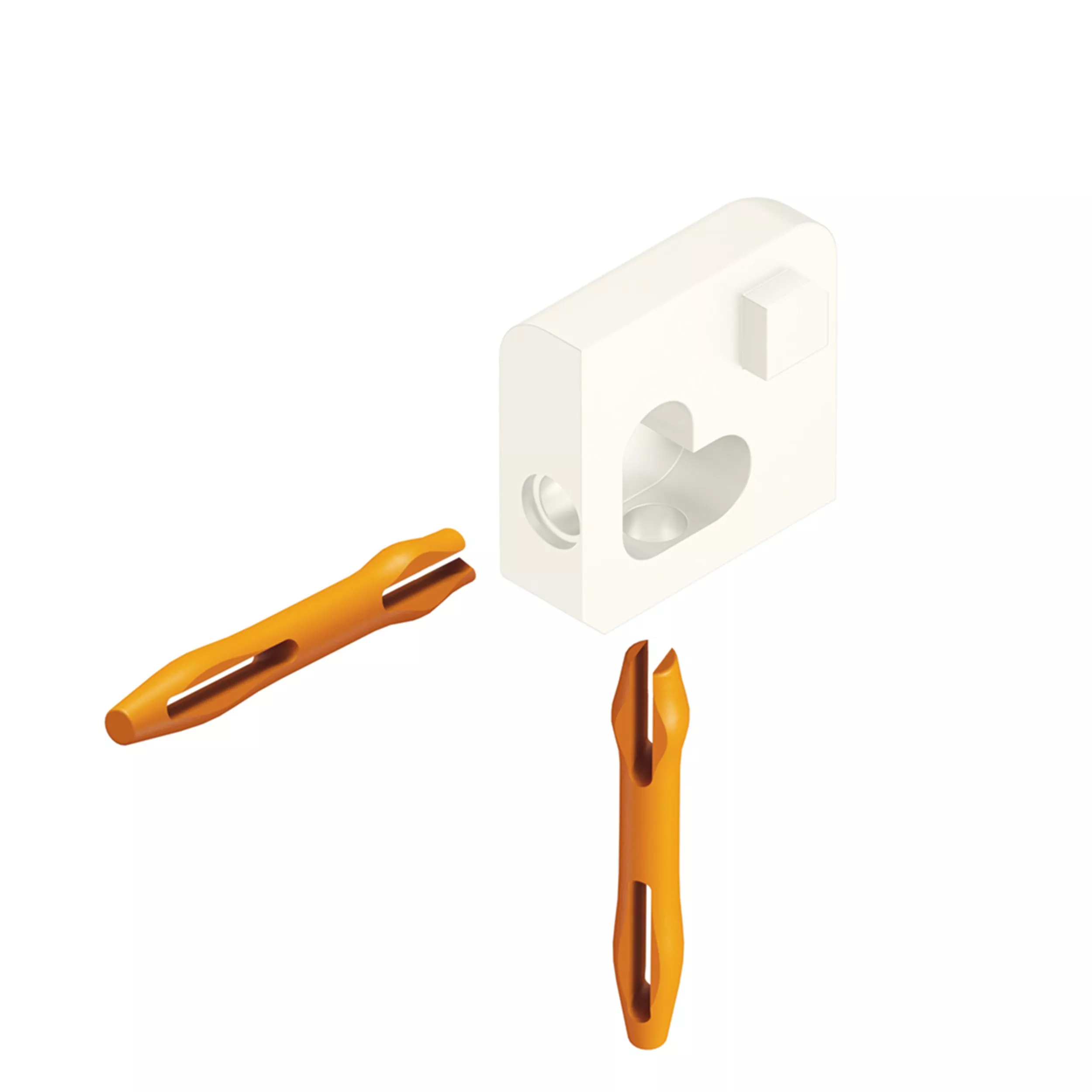 Schluter Jolly Out Corner 1/4in. Bright White