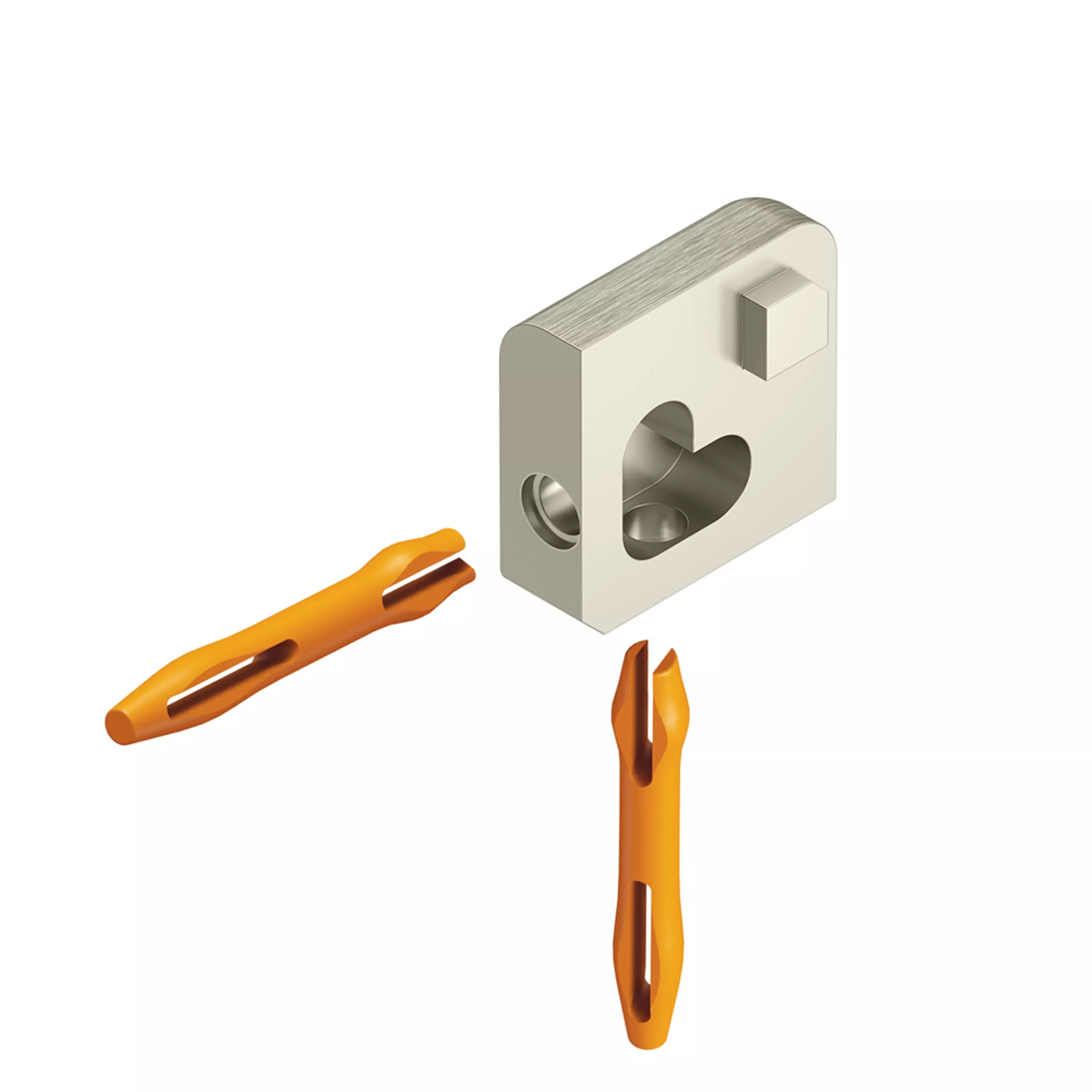 Schluter Jolly Out Corner 1/4in. Brushed Nickel