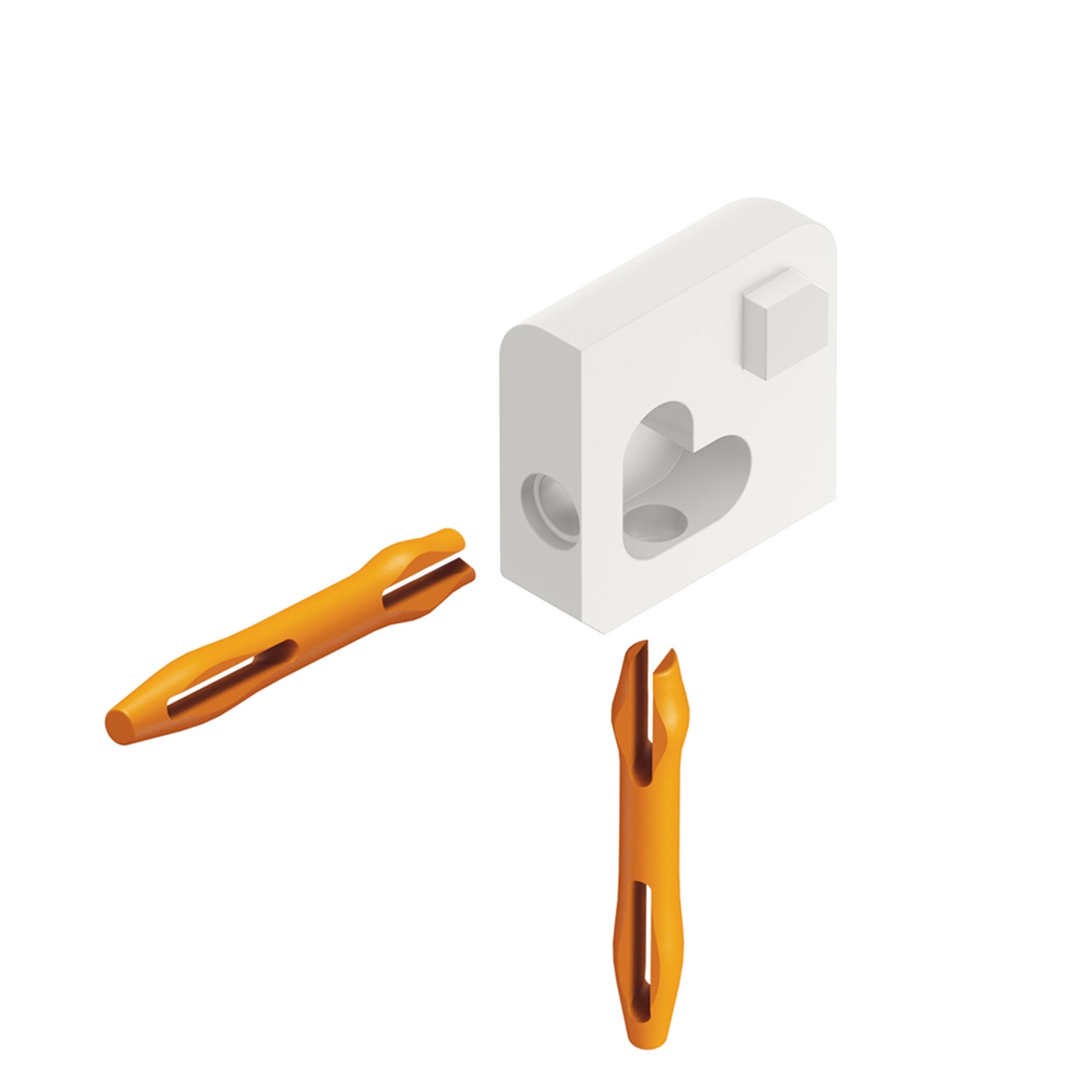 Schluter Jolly Out Corner 1/4in. Matte White