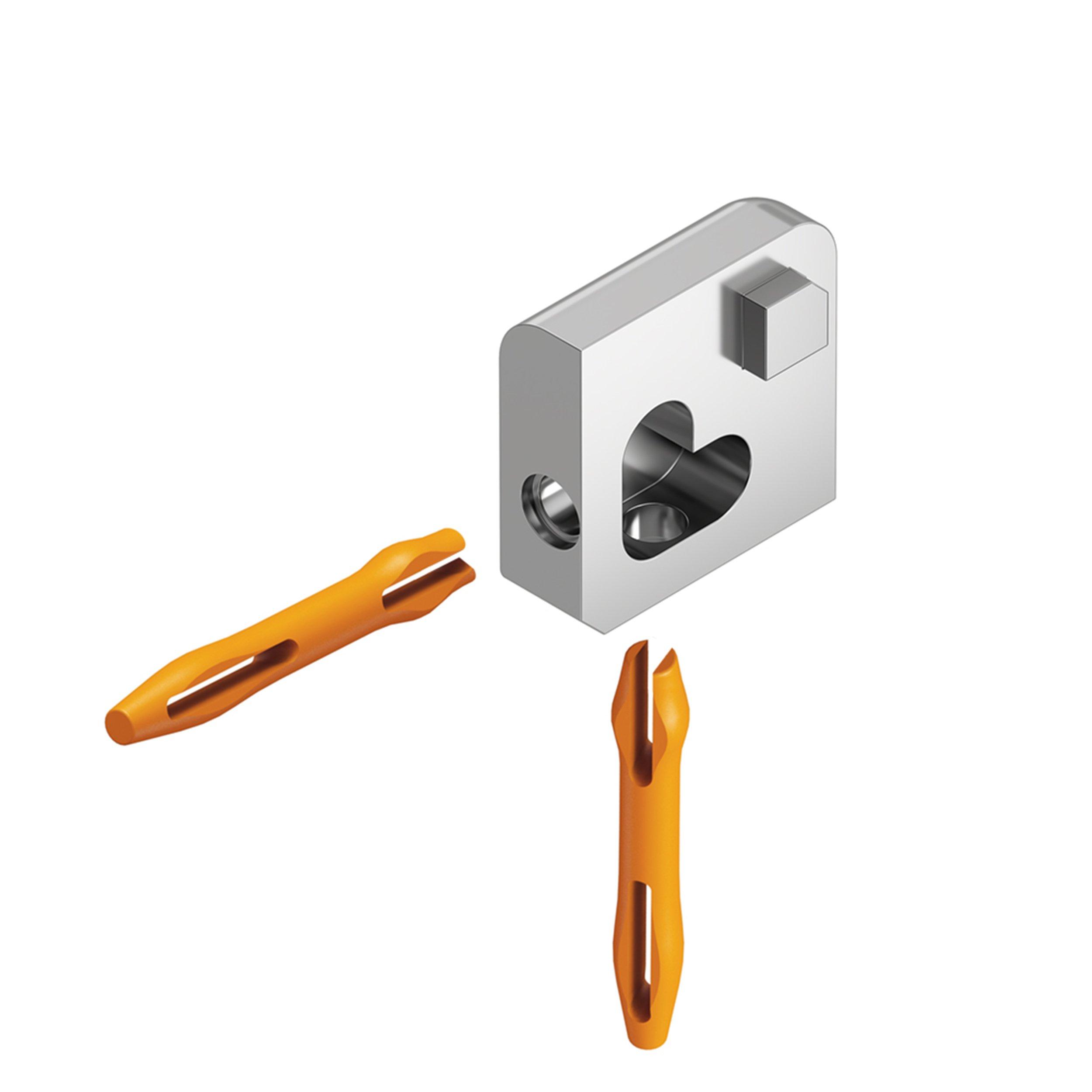 Schluter Jolly Out Corner 1/4in. Polished Chrome