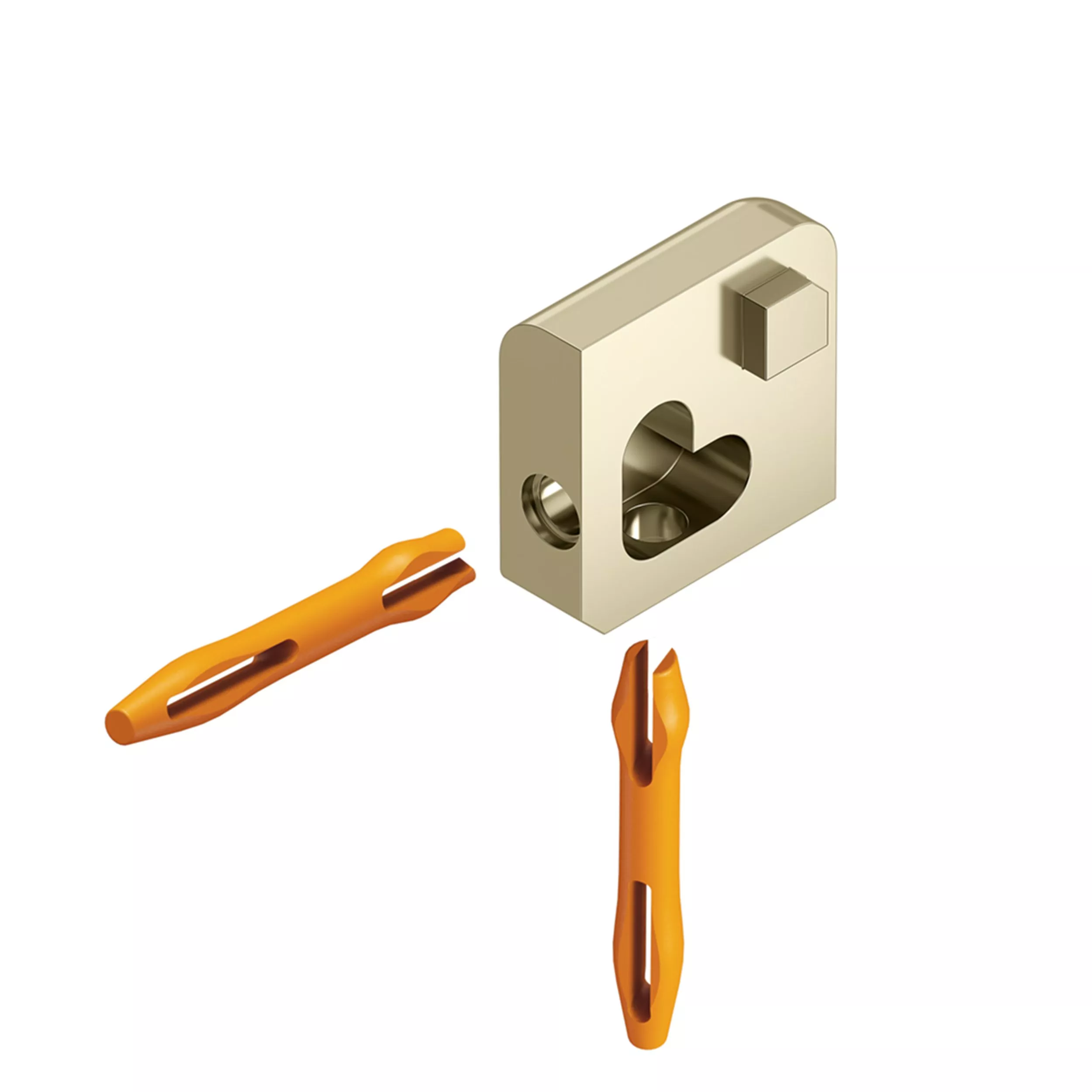 Schluter Jolly Out Corner 1/4in. Polished Nickel