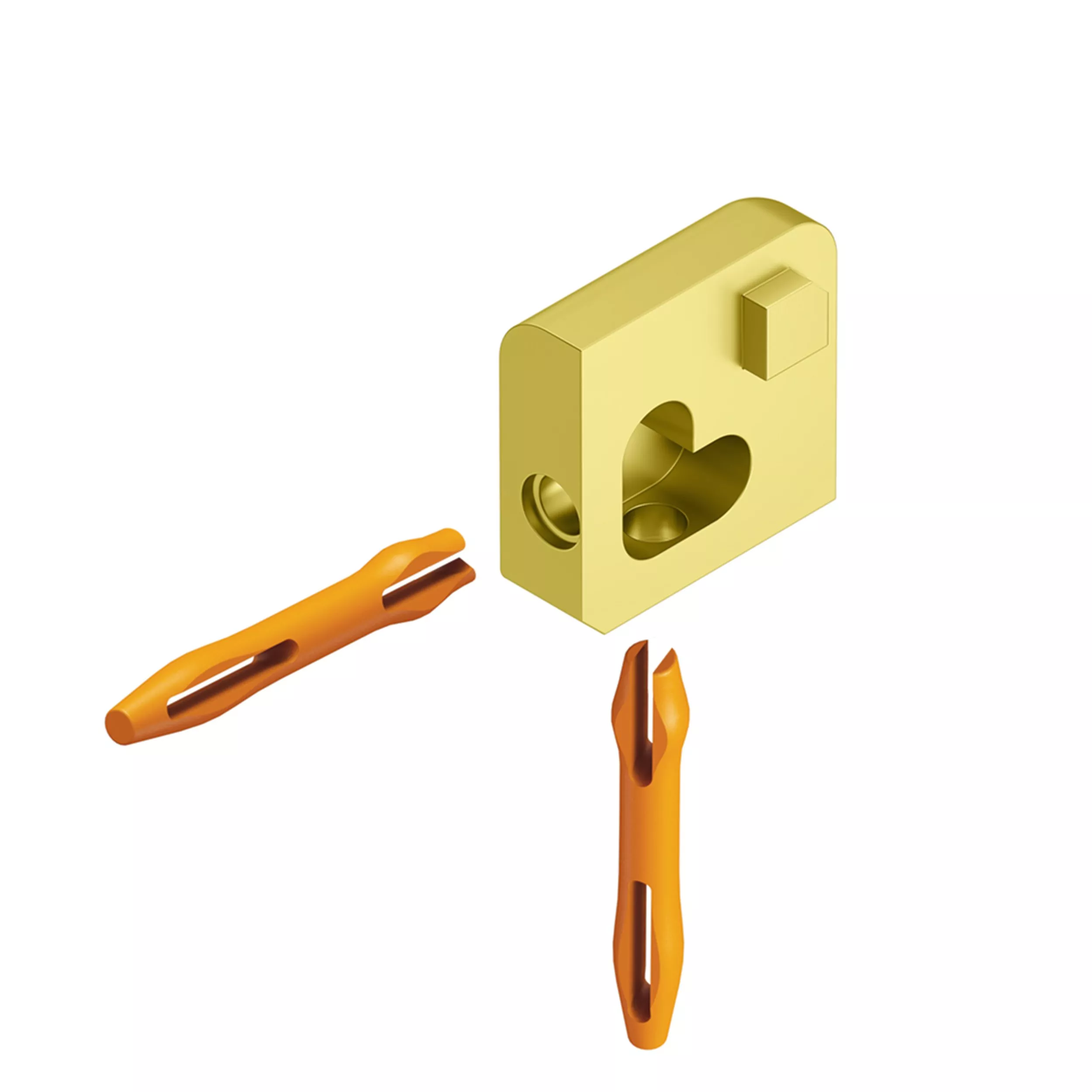 Schluter Jolly Out Corner 1/4in. Satin Brass