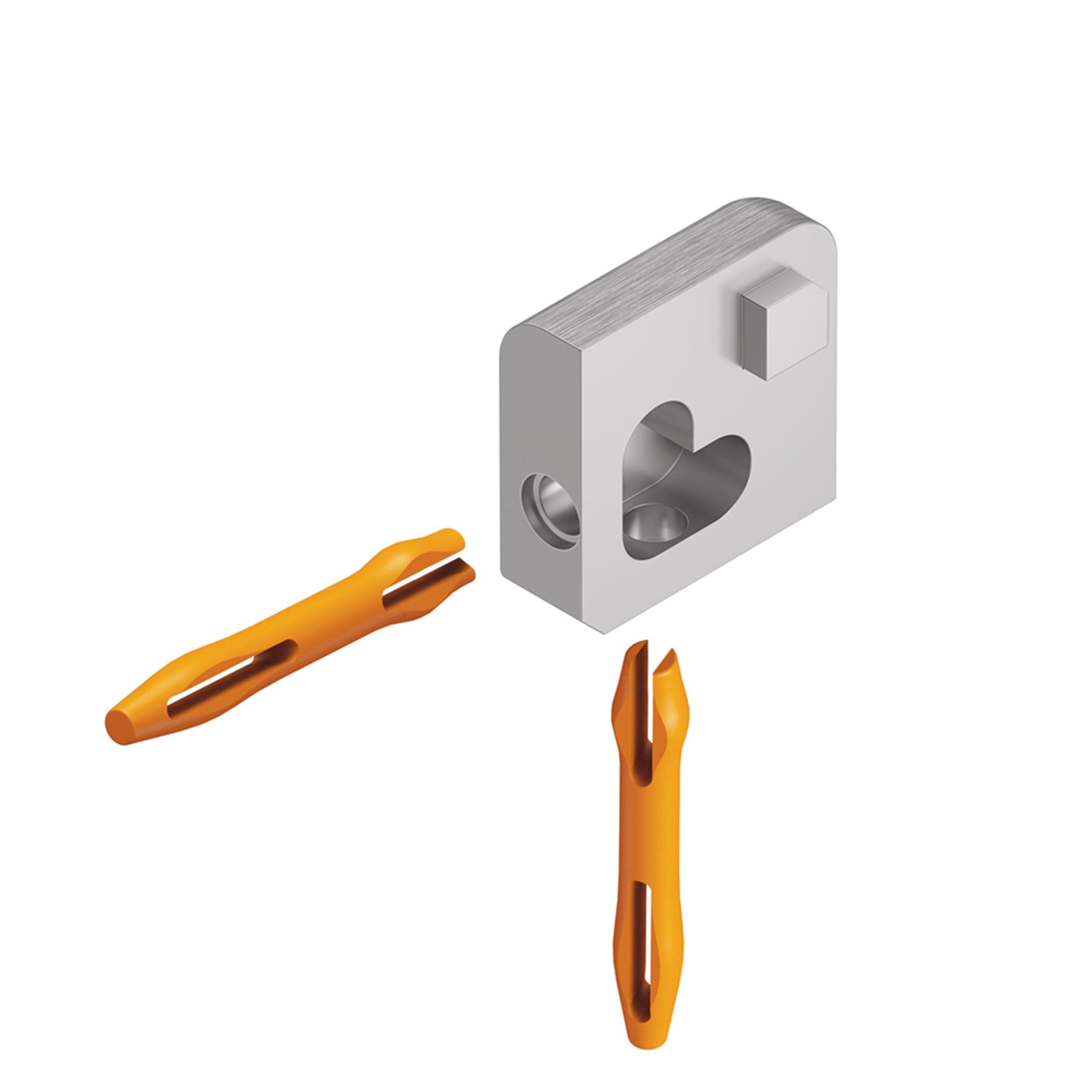 Schluter Jolly Out Corner 3/8in. Brushed Chrome