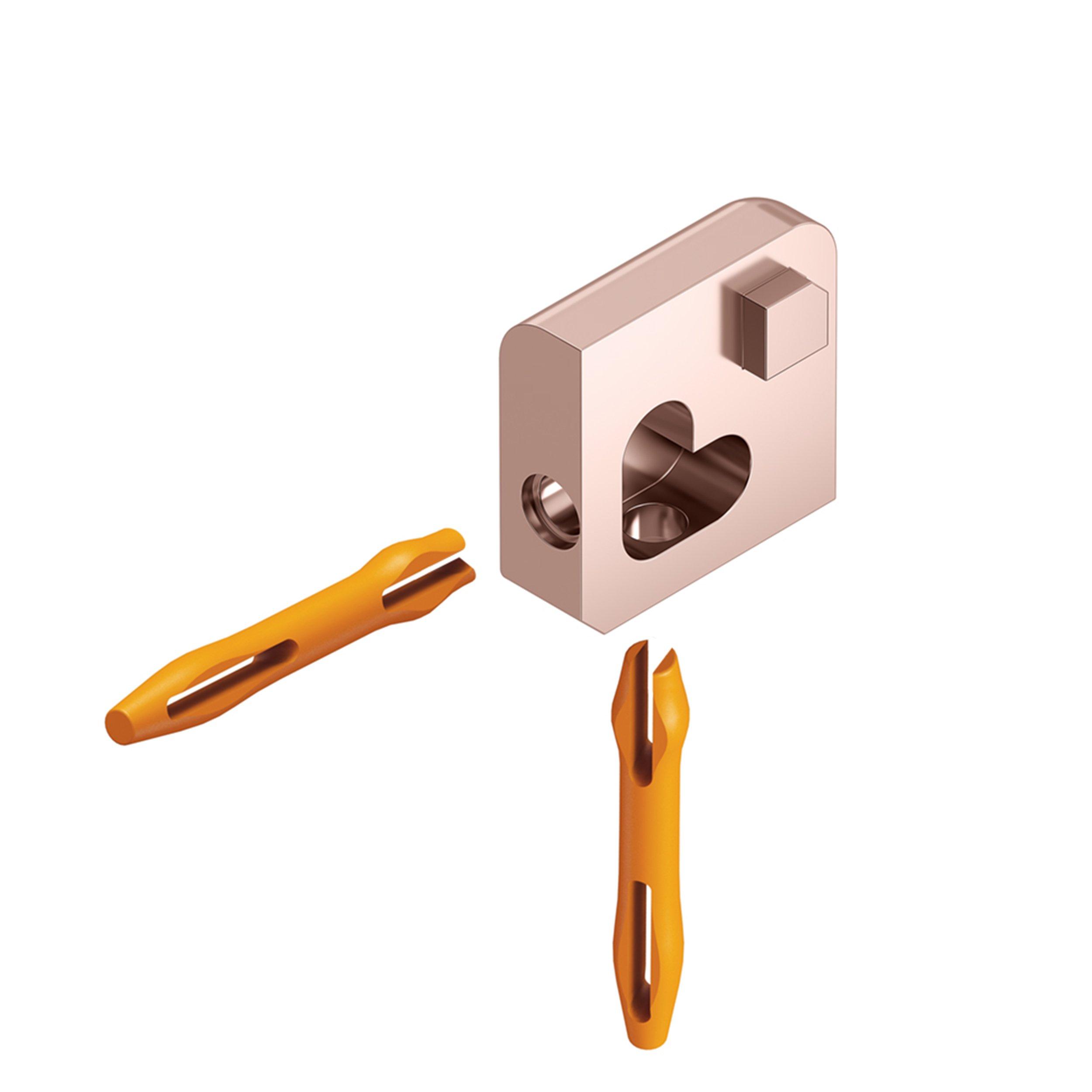 Schluter Jolly Out Corner 3/8in. Polished Copper