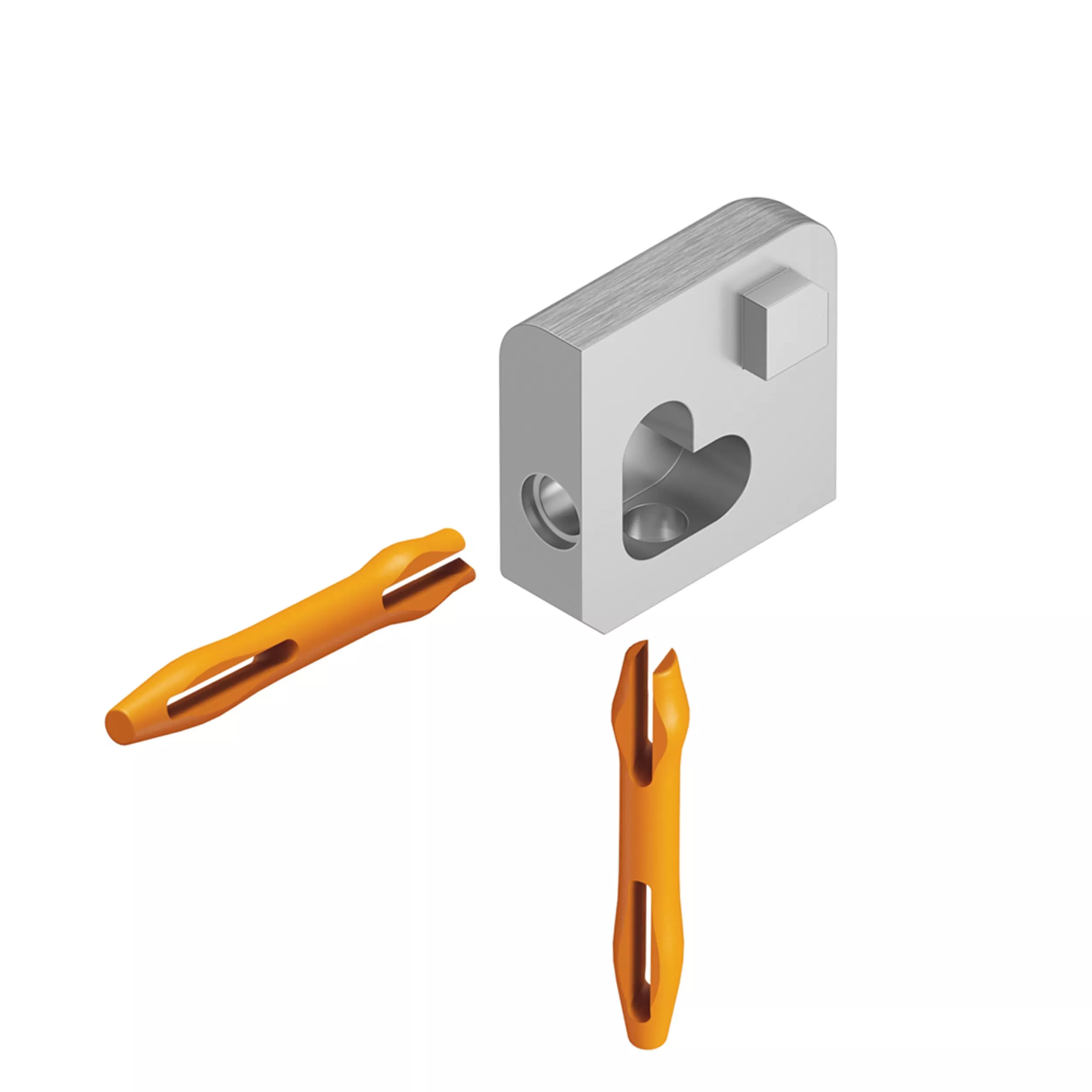 Schluter Jolly Out Corner 5/16in. Brushed Chrome