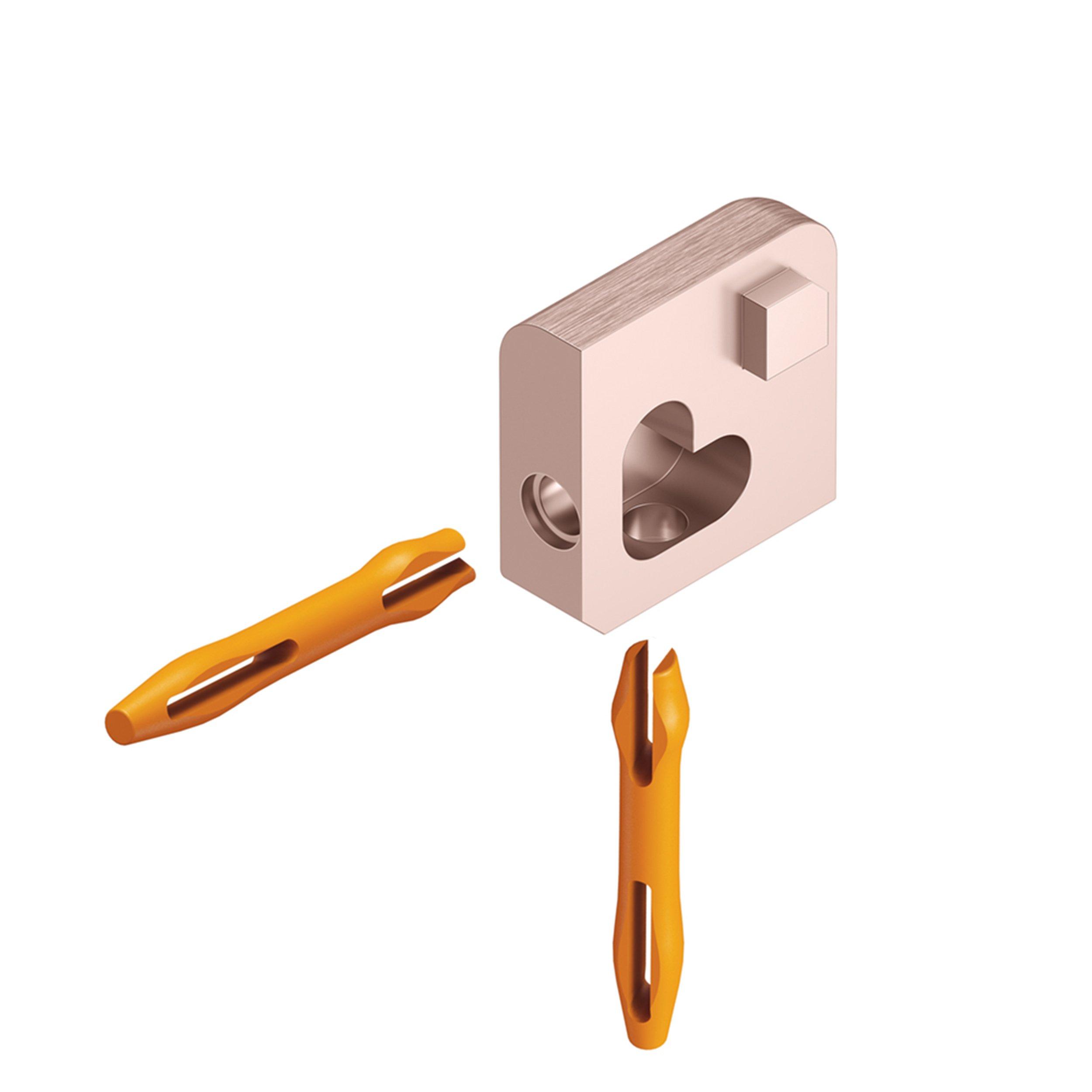 Schluter Jolly Out Corner 5/16in. Brushed Copper