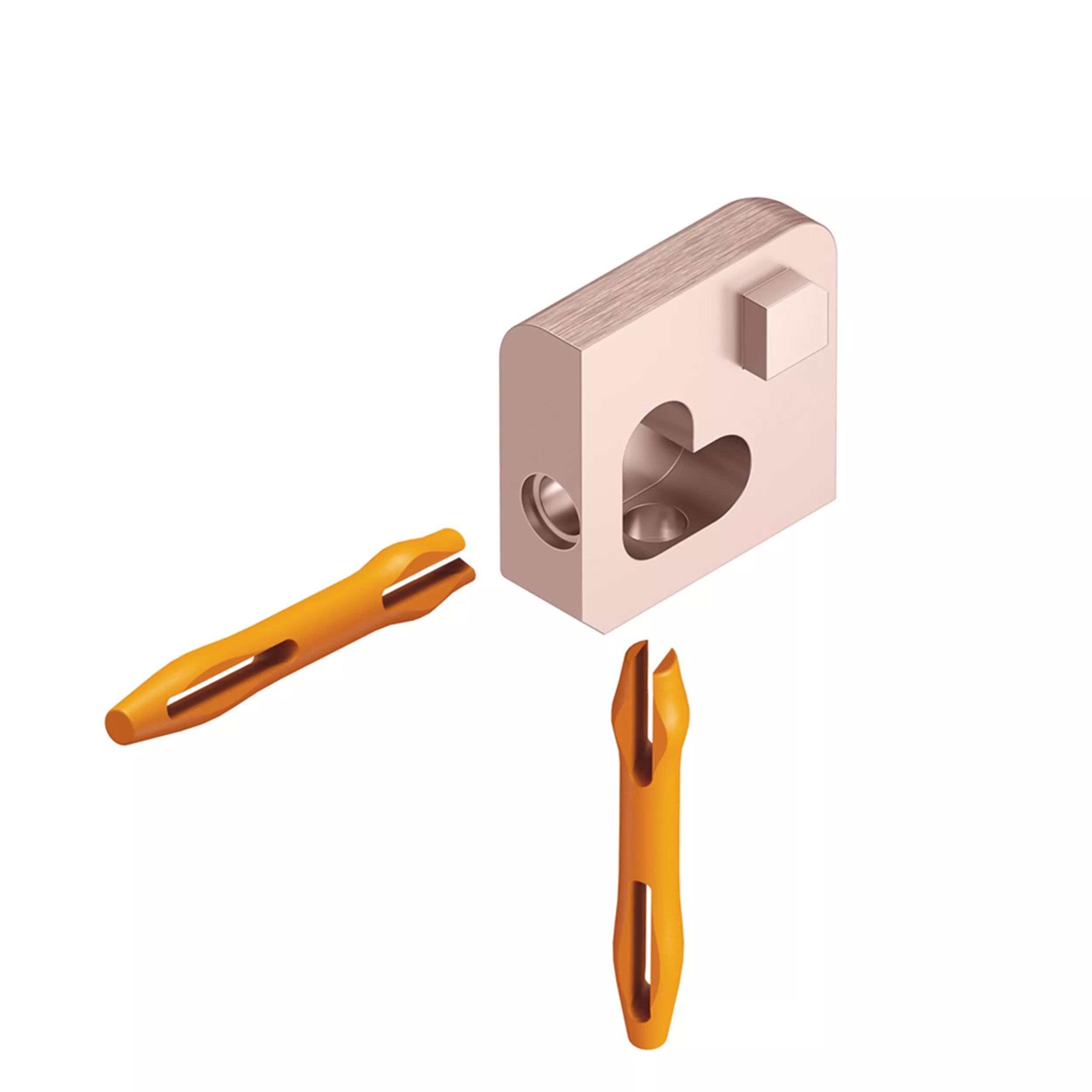 Schluter Jolly Out Corner 5/16in. Brushed Copper