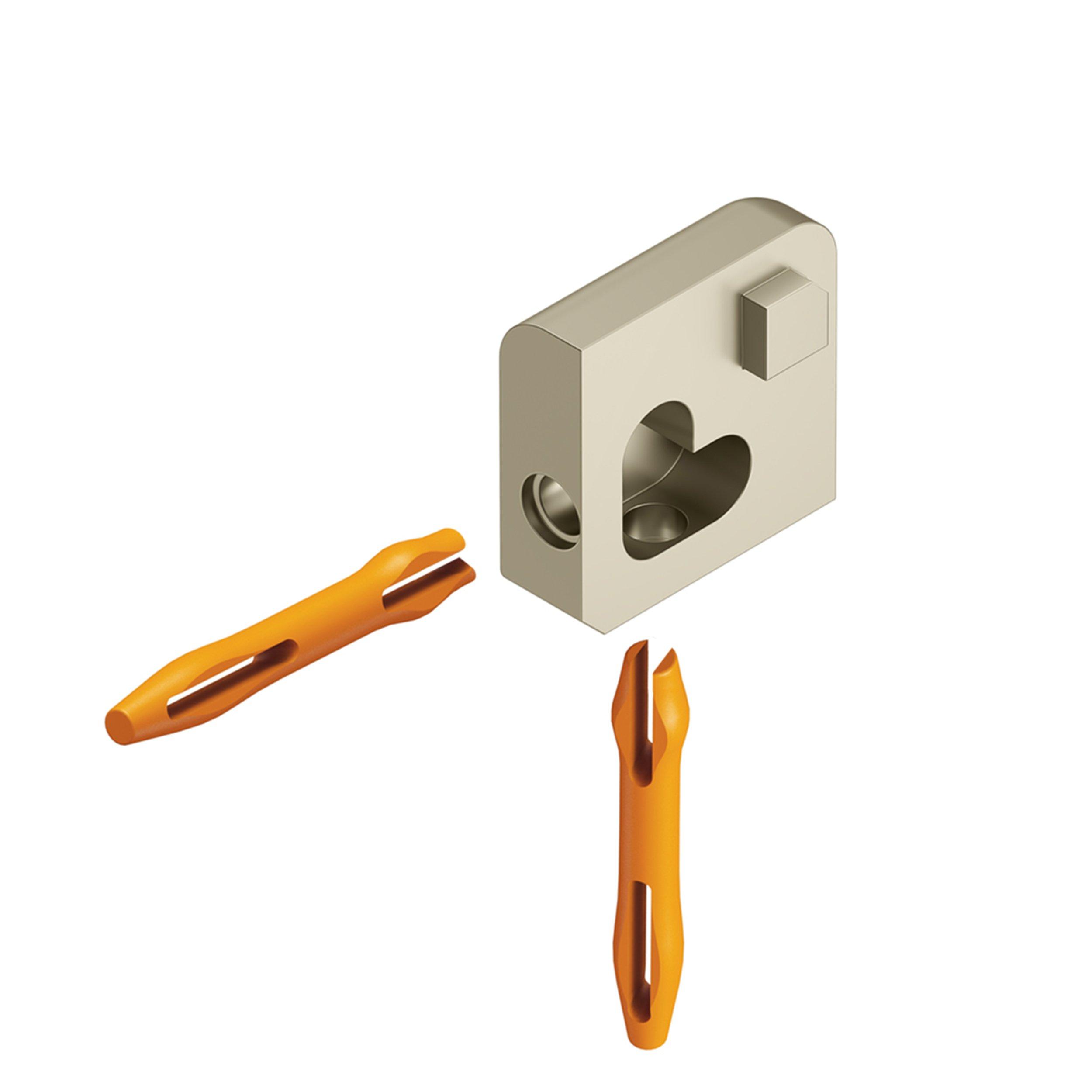 Schluter Jolly Out Corner 7/16in. Satin Nickel