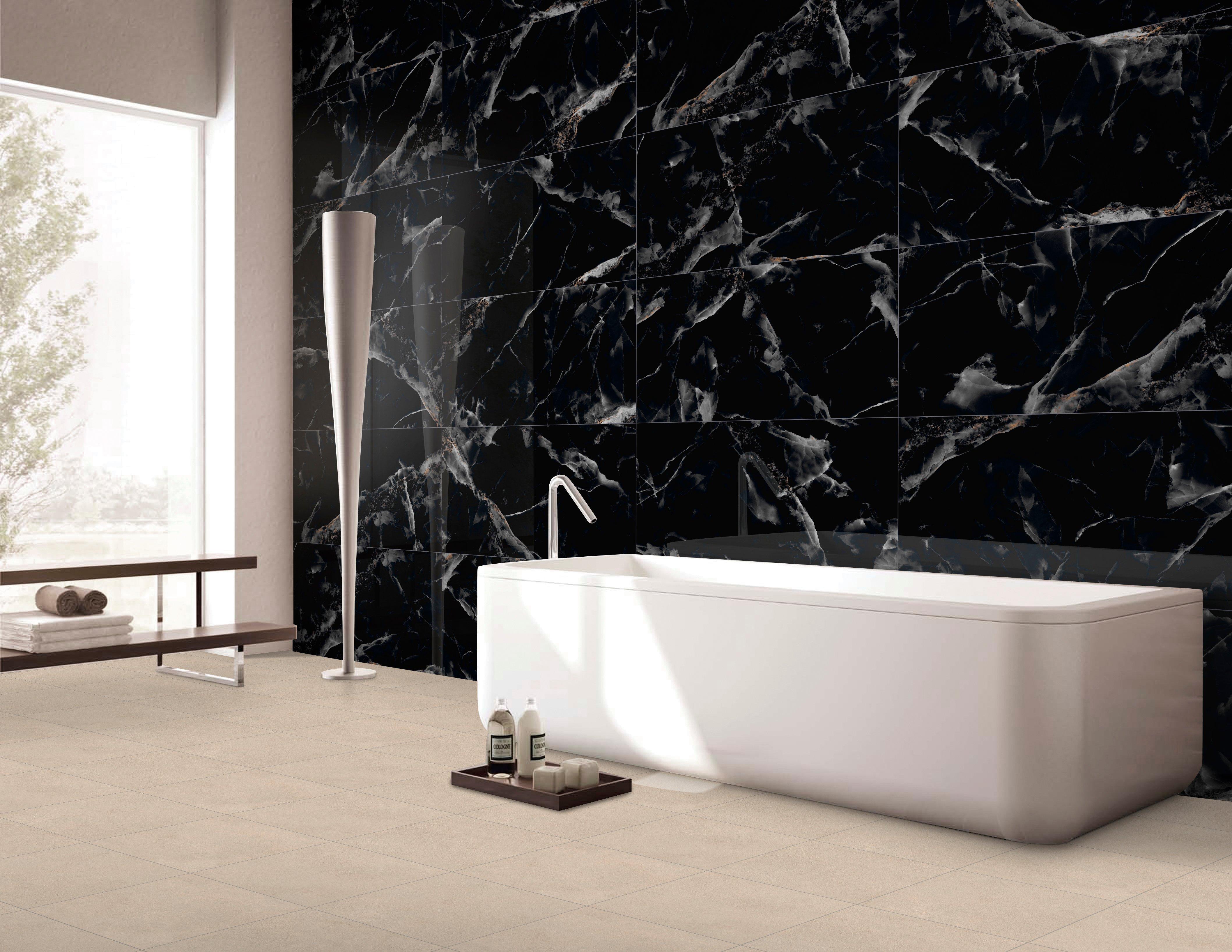 Monaco Noir Polished Porcelain Tile