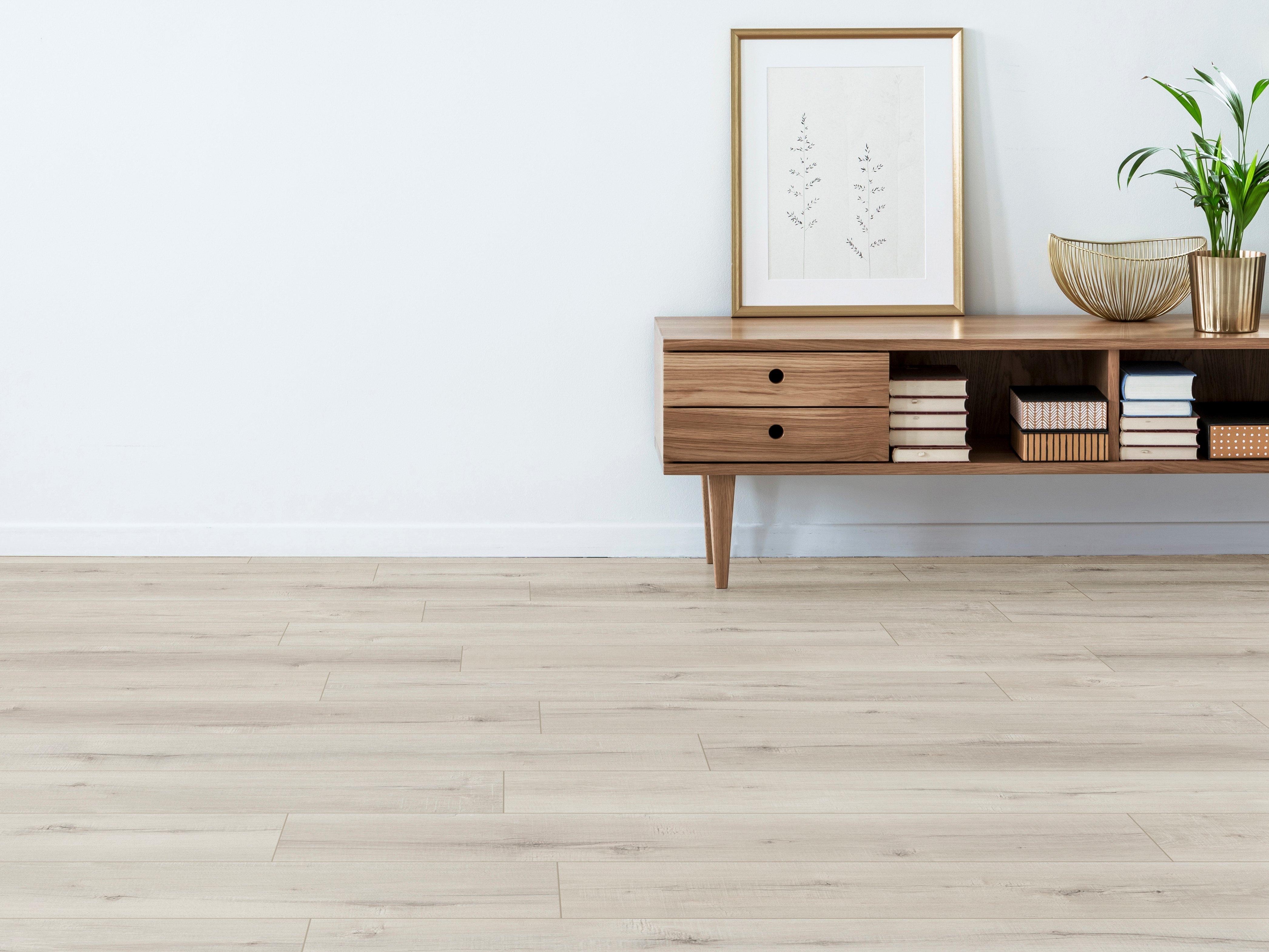 Brookstone Ivory Waterproof Rigid Core Luxury Vinyl Plank - Cork Pad