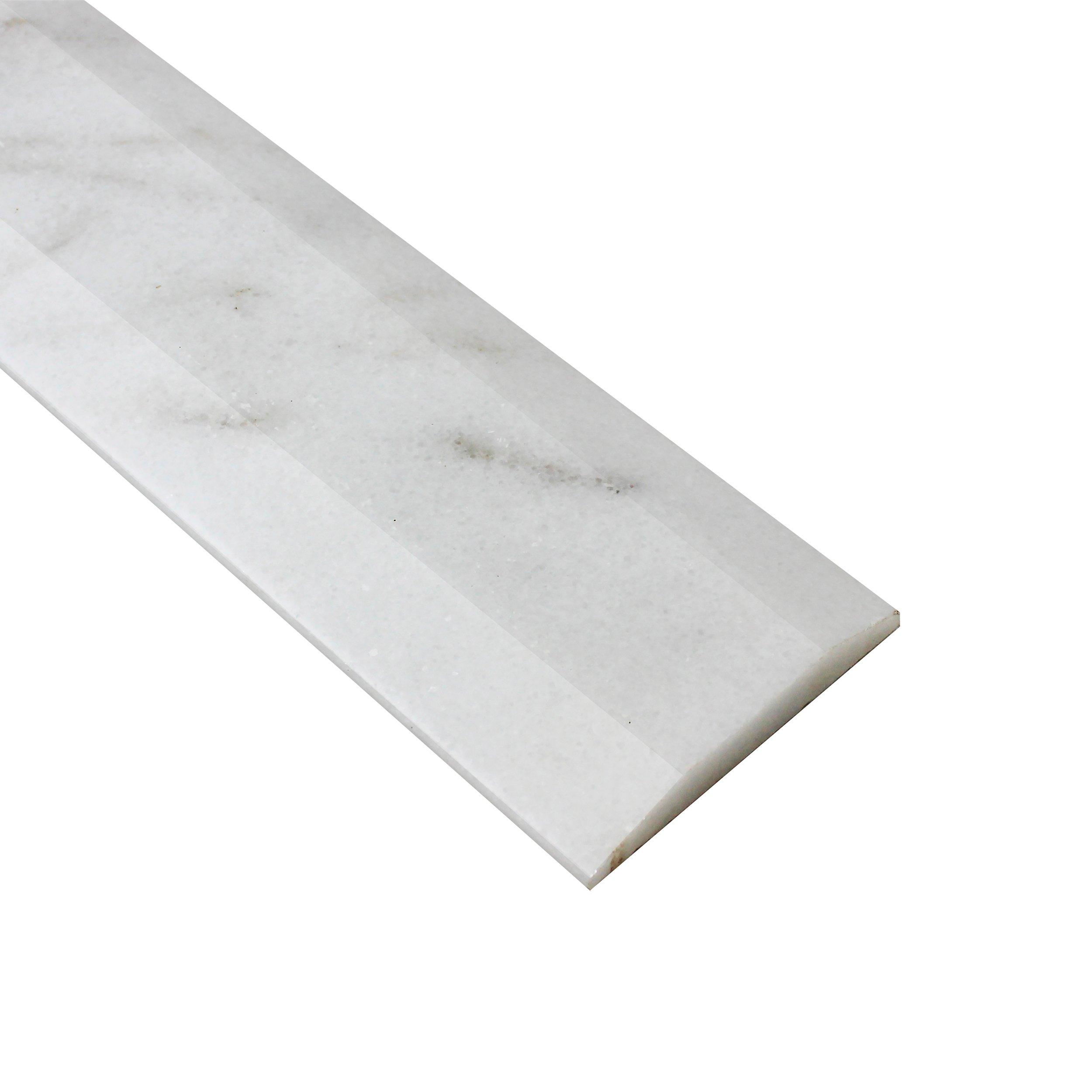 Lenox White Double Hollywood Marble Threshold