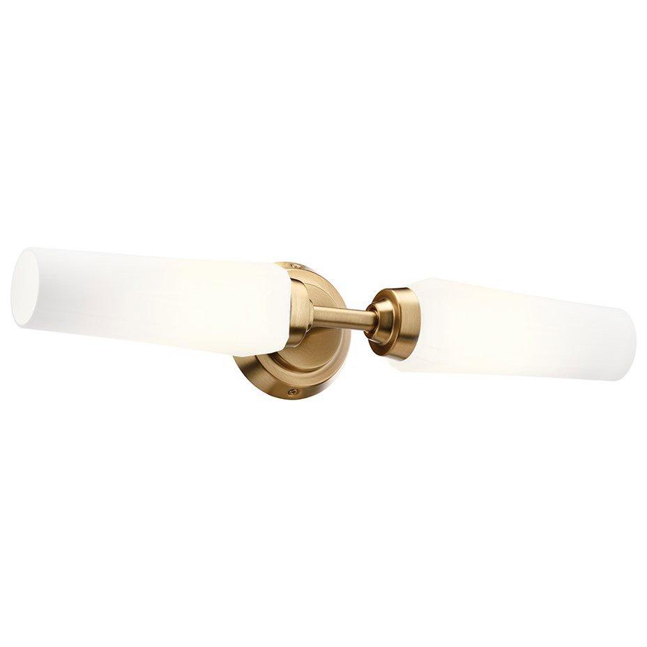Truby Champagne Bronze Double Sconce