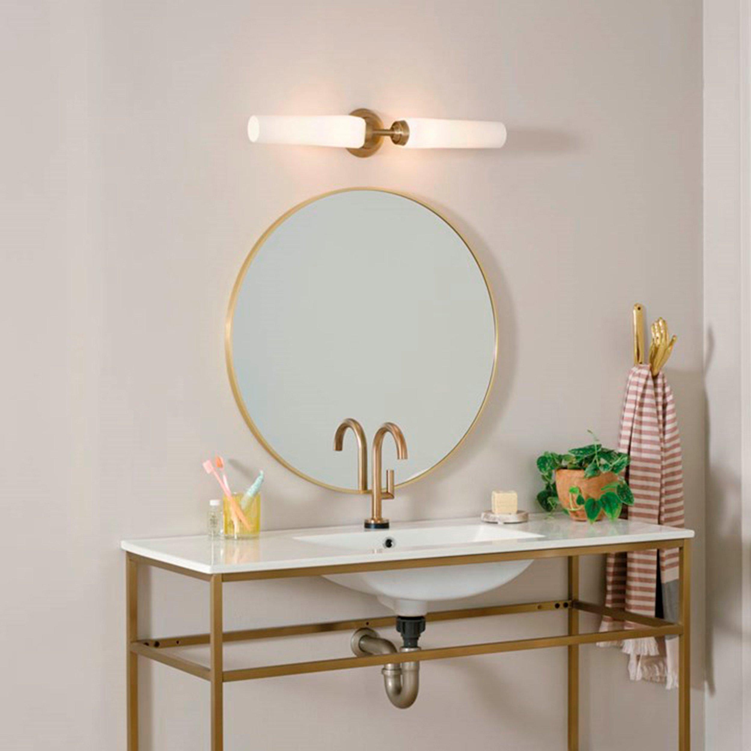 Truby Champagne Bronze Large Double Sconce
