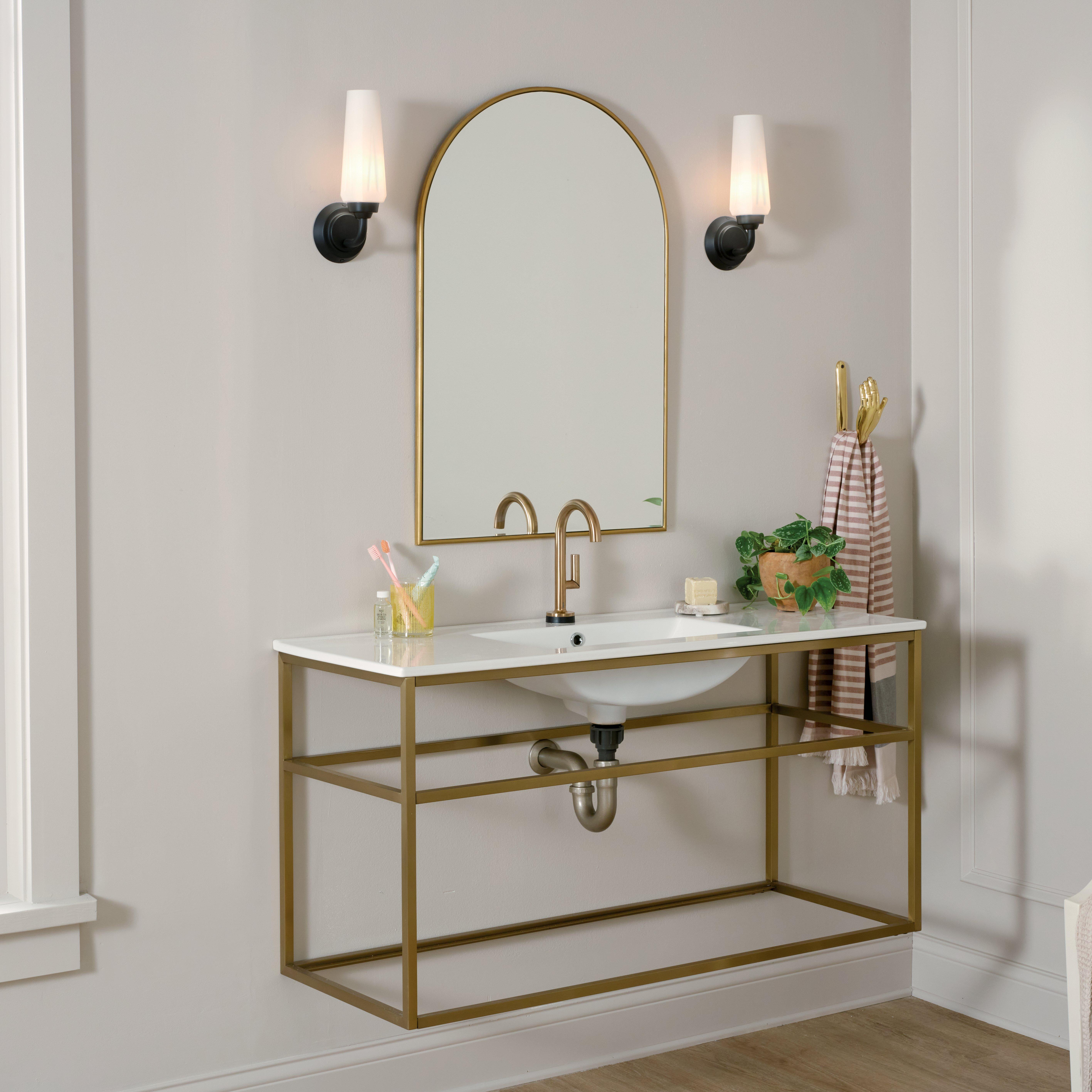 Truby Matte Black Single Sconce