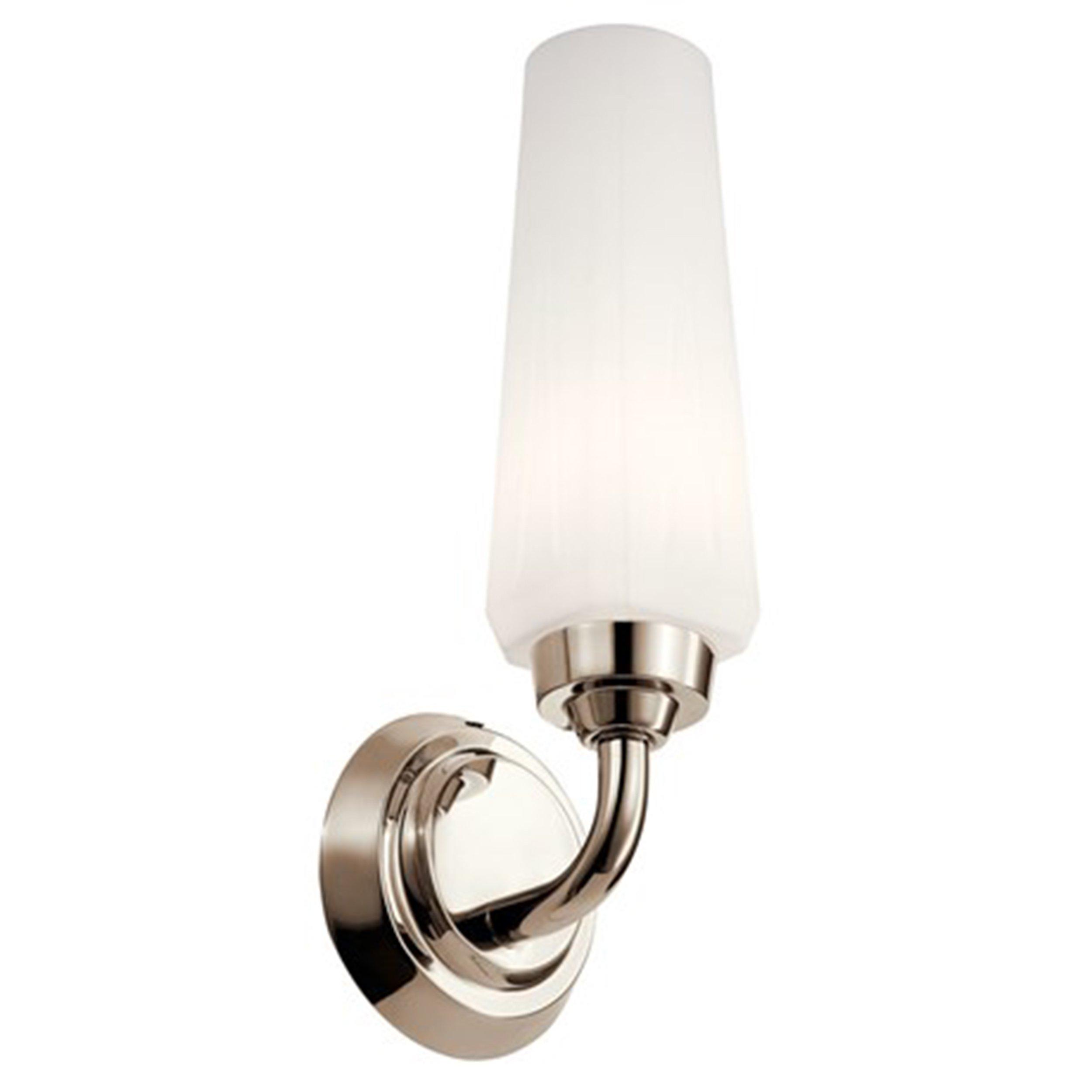Truby Polished Nickel Single Sconce