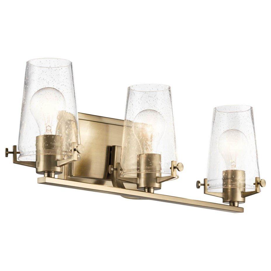 Alton Champagne Bronze Triple Sconce