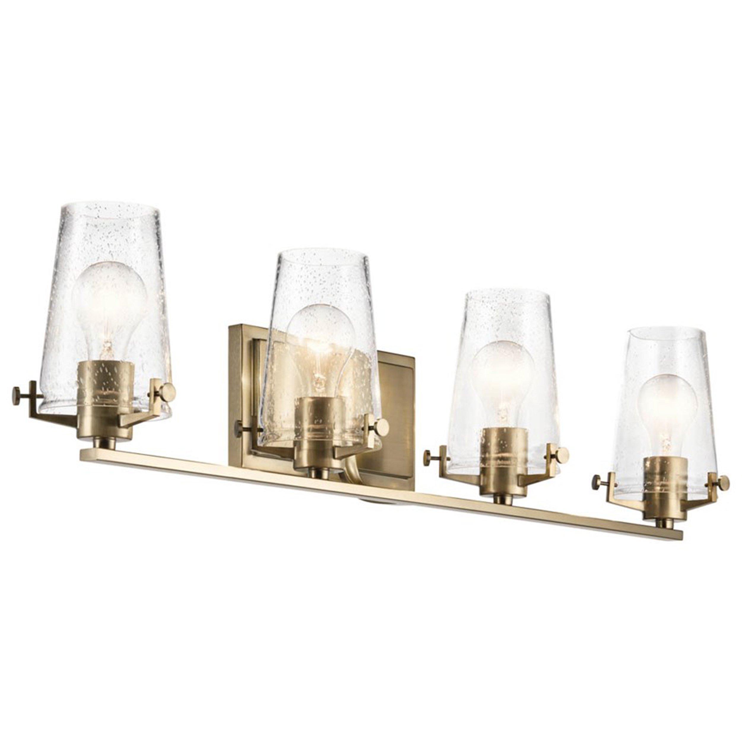 Alton Champagne Bronze Quadruple Sconce