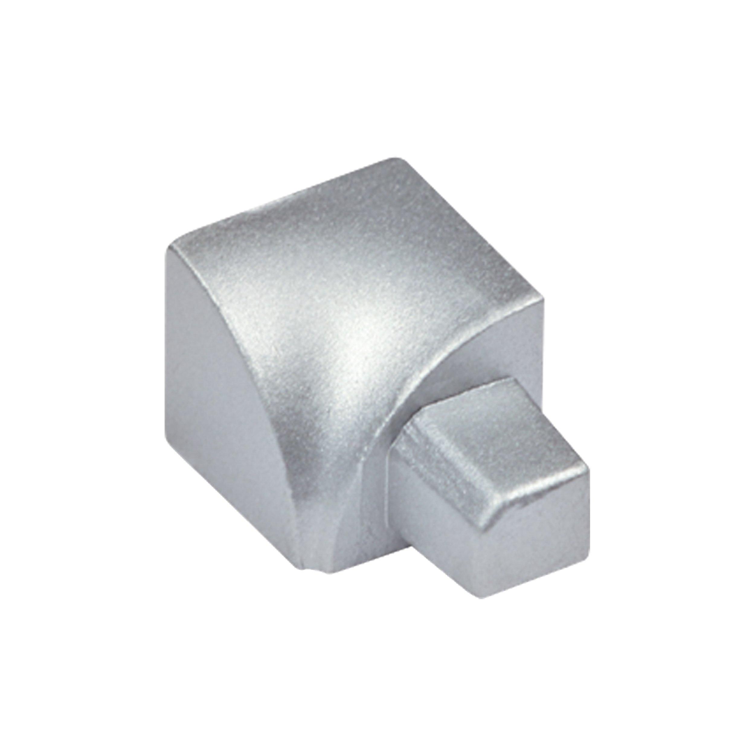 Laticrete Round Edge 3/8in. Satin Anodized Aluminum Inside Corner