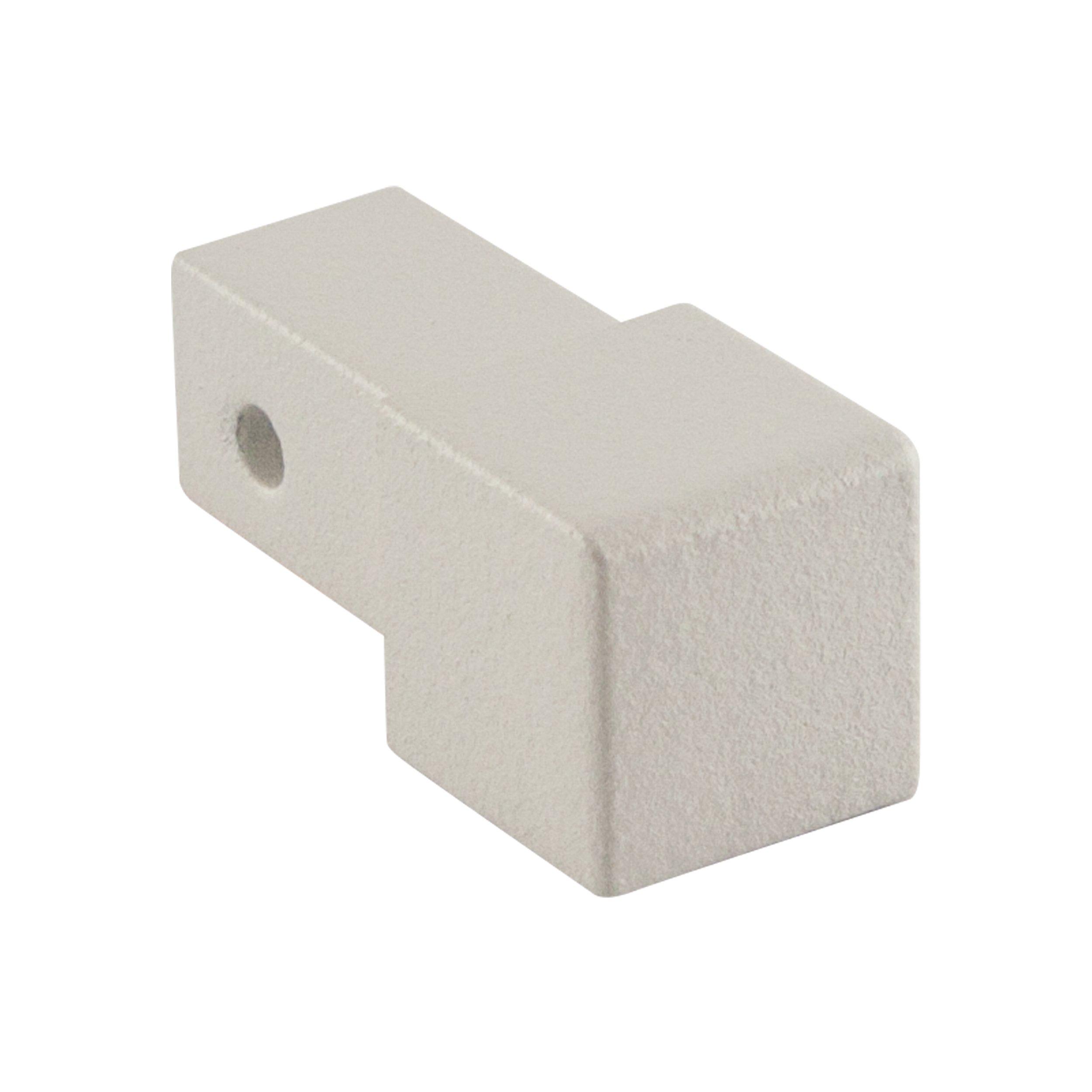 Laticrete Square Shape 3/8in. Bright White Inside/Outside Corner
