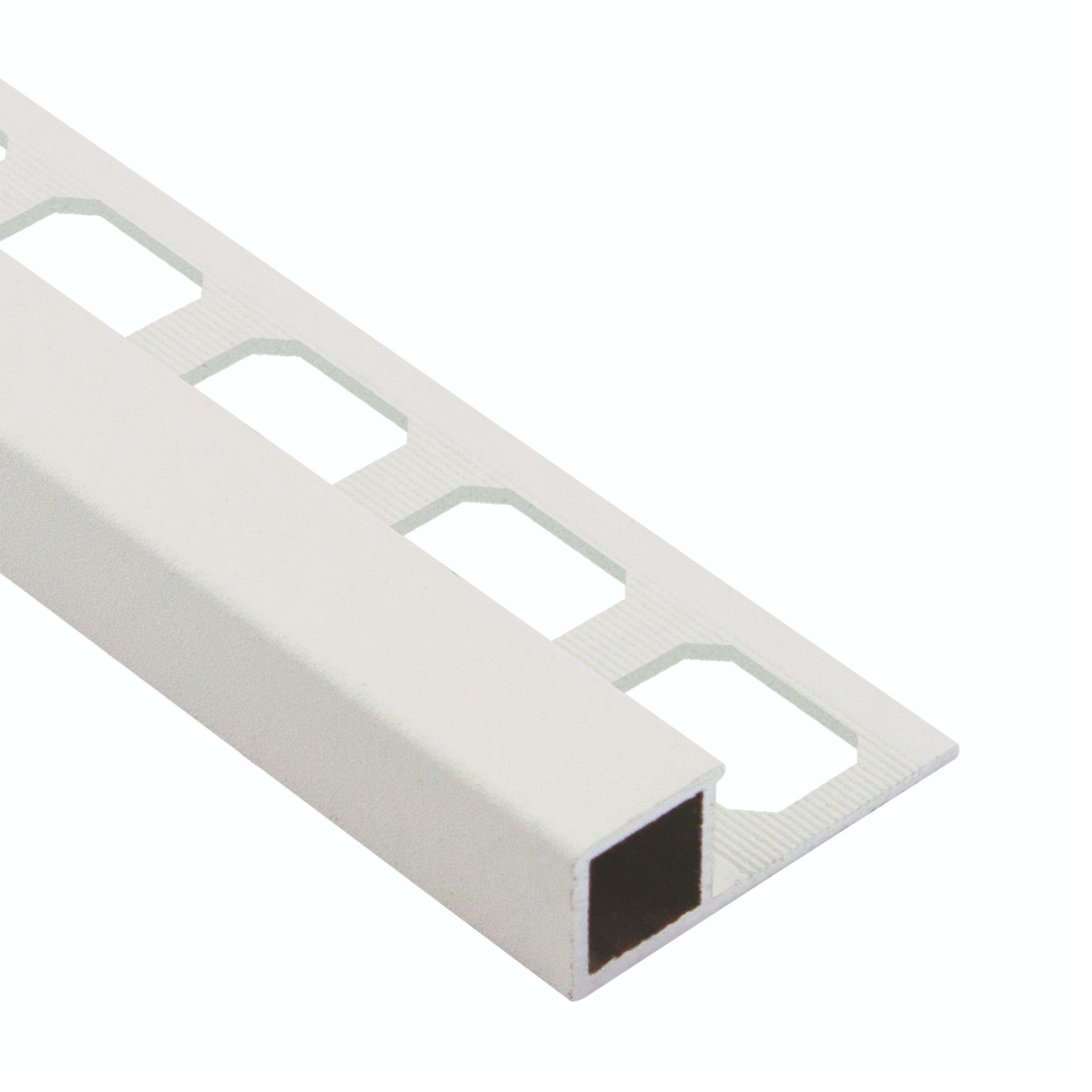 Laticrete Square Edge 3/8in. Textured Color-Coated Aluminum Profile&nbsp;