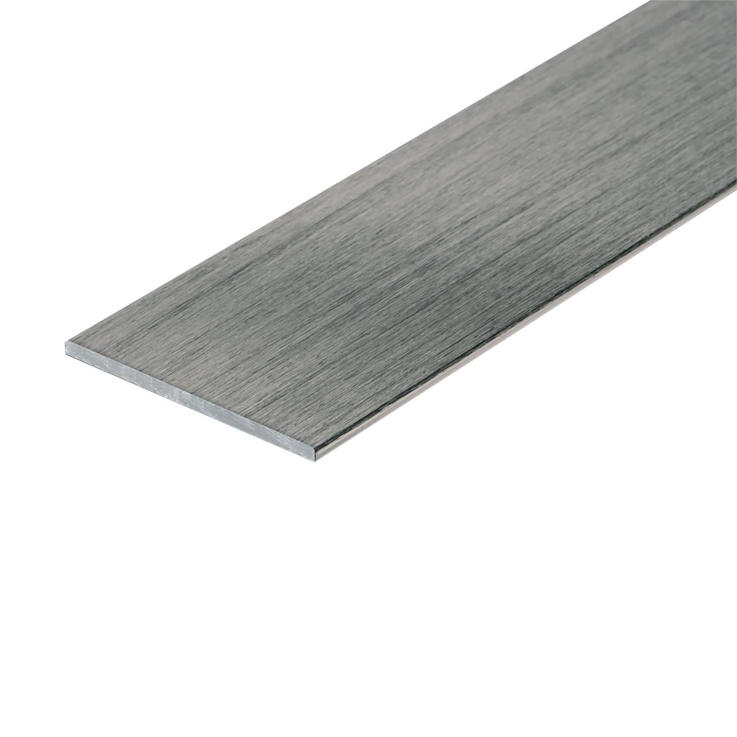Laticrete Round Edge 3/8in. Brushed Nickel Profile
